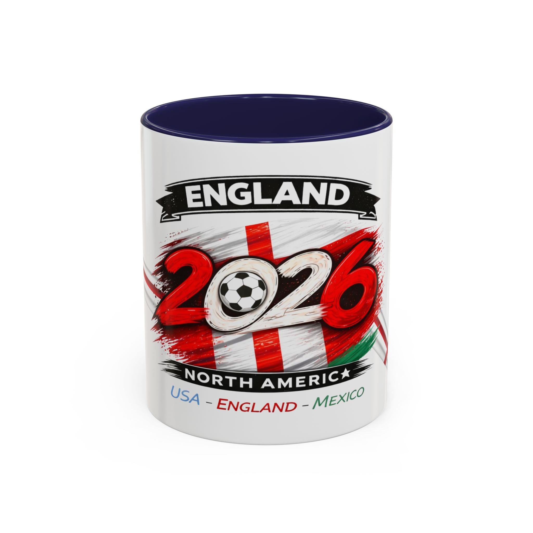 England 2026 Soccer  Cup Mug – North America (USA • England • Mexico)