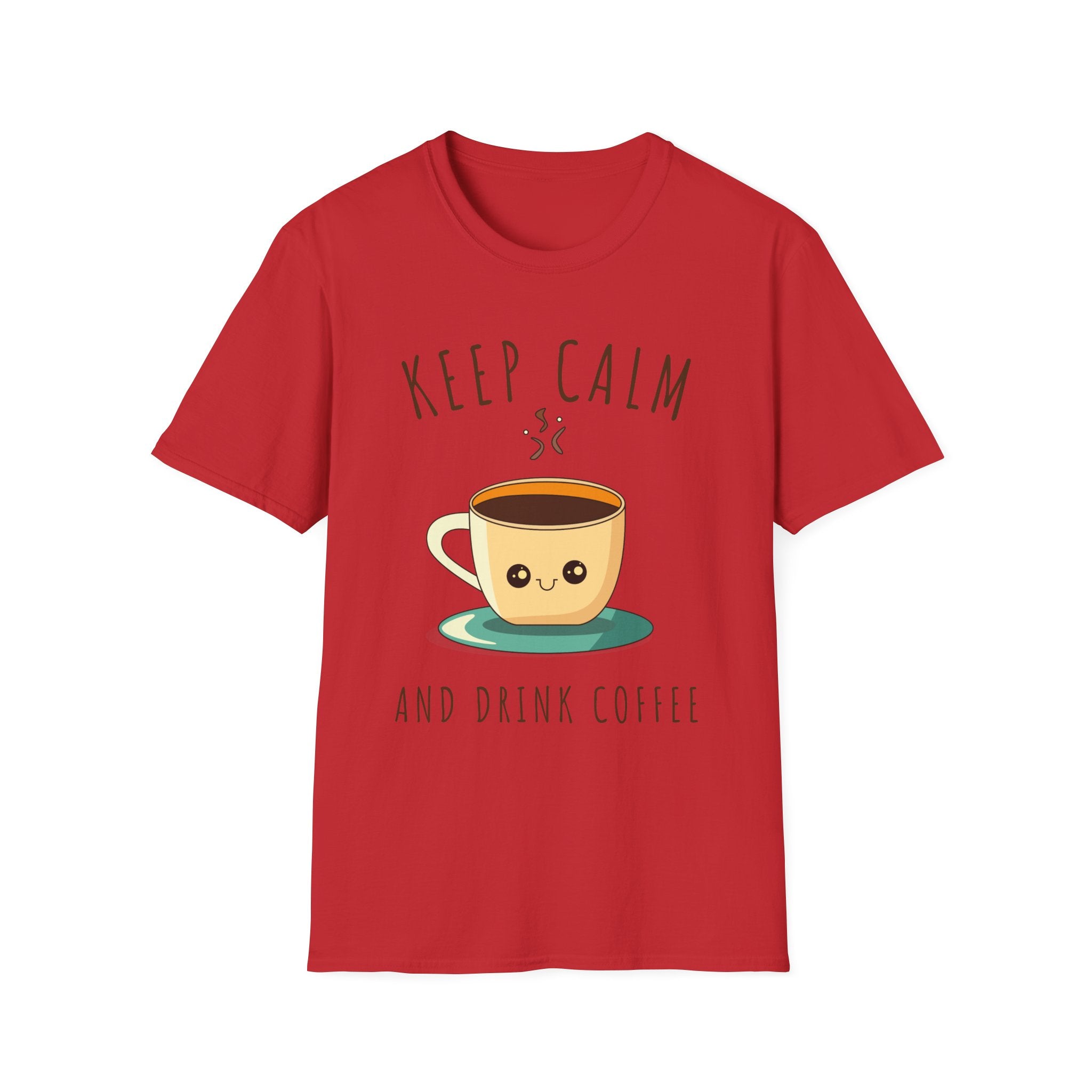 Keep calm & drink coffee Unisex Softstyle T-Shirt