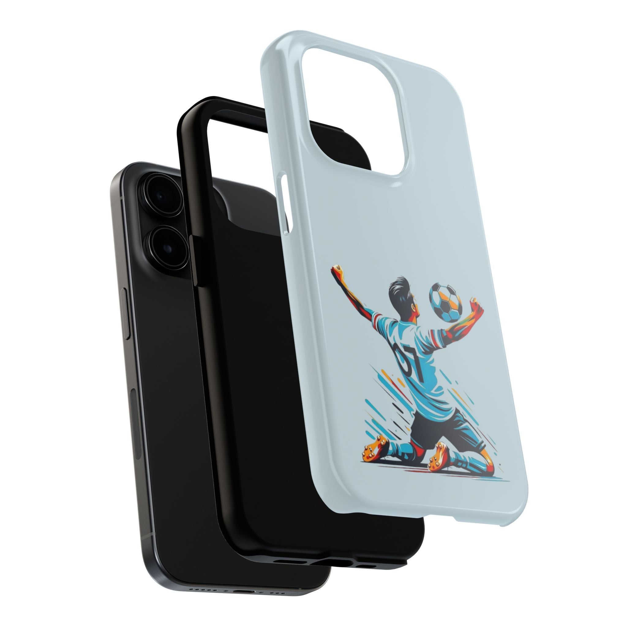 Soccer Celebration Tough Phone Case — Lightweight Protective iPhone Cover