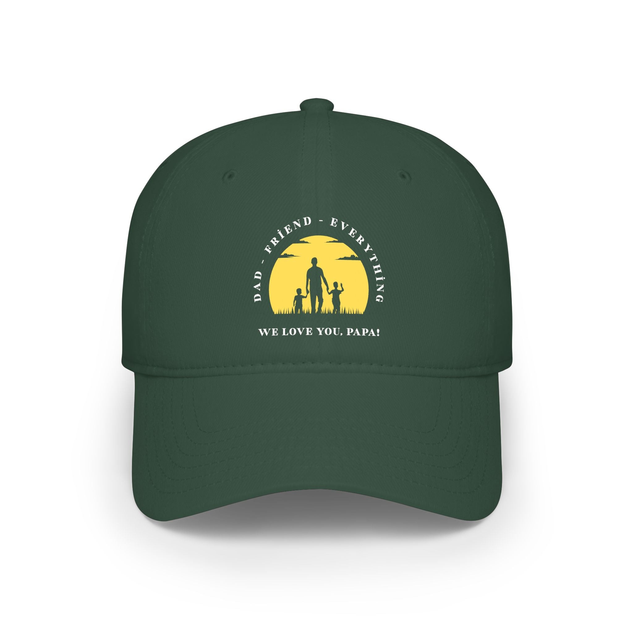 Dad, Friend, Everything Cap — 'We Love You, Papa' Low Profile Baseball Hat