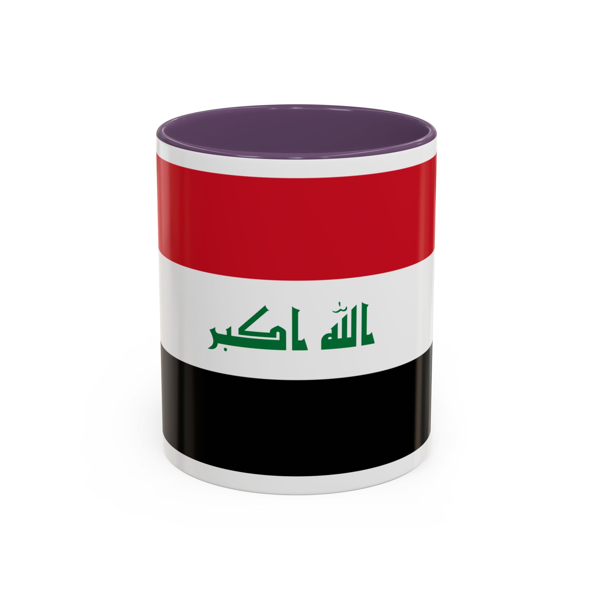 Iraq Flag Accent Coffee Mug with Lion Emblem – Patriotic Iraqi 11/15oz Mug