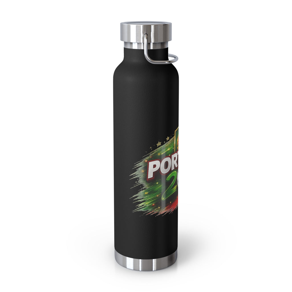 Portugal 2026 Soccer Stainless Bottle — 22oz Insulated Vacuum Tumbler