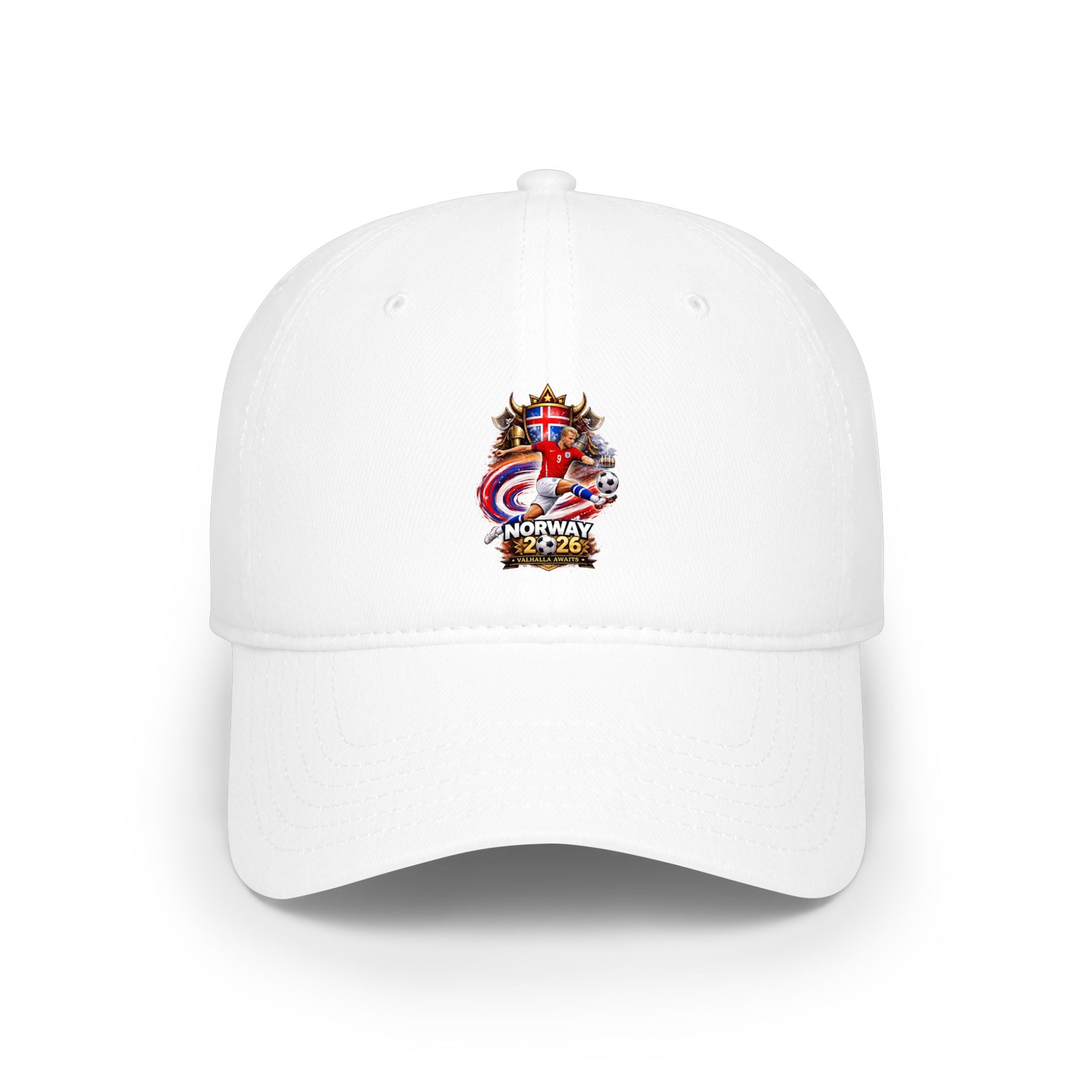 Norway Low Profile Baseball Cap -  Eagle & Shield Emblem (Memorial/4th of July)