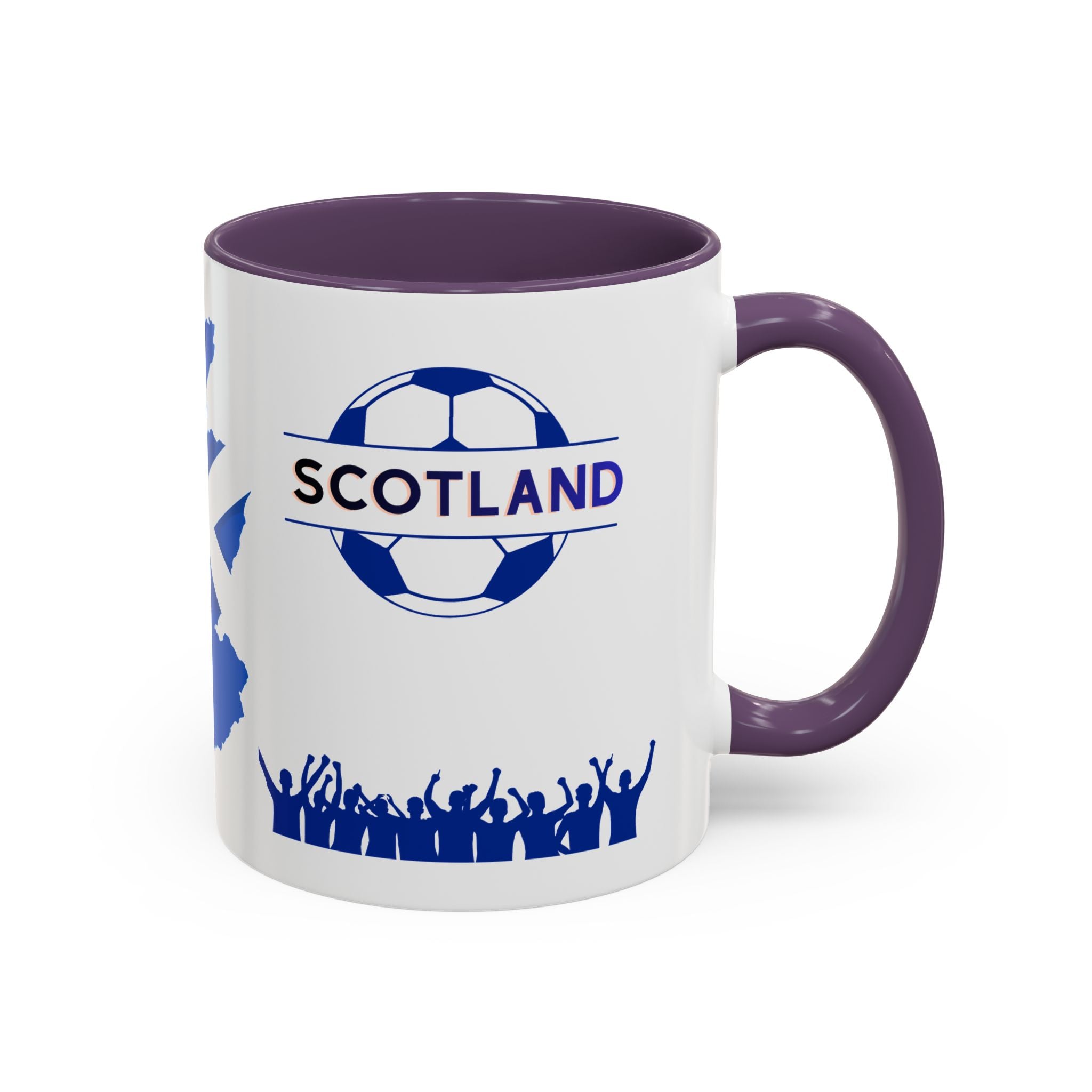 Scotland Soccer Fan Coffee Mug – Scottish Flag & Supporters 11/15oz Accent Mug