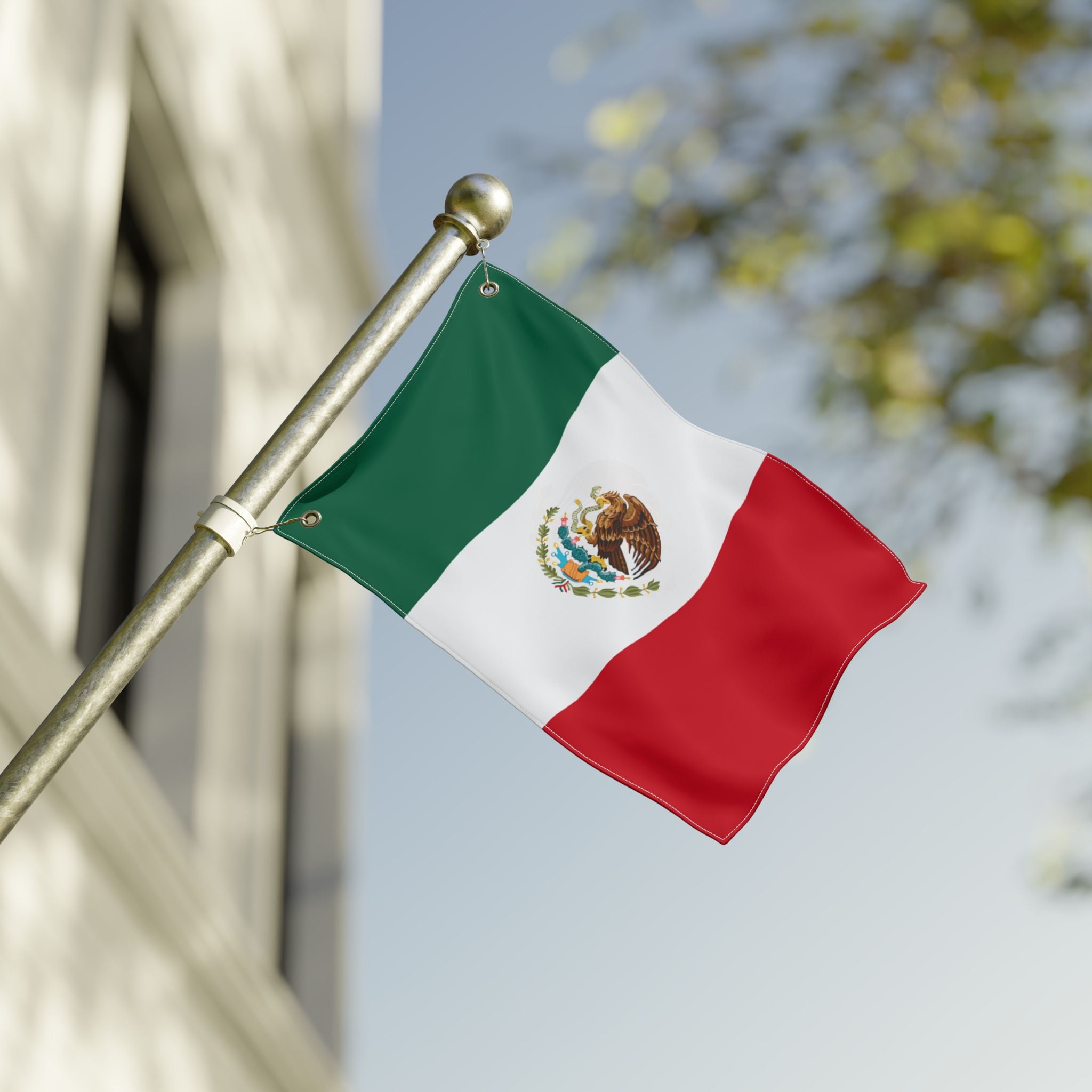 Mexico Flag - Double-Sided Outdoor Garden Flag