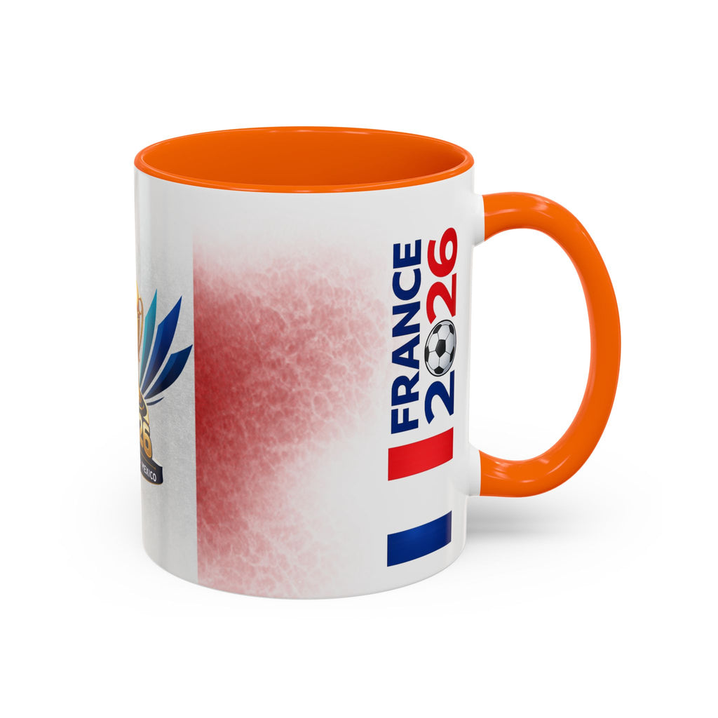 Soccer 2026 Commemorative Mug — France Accent Coffee Cup (11/15oz)