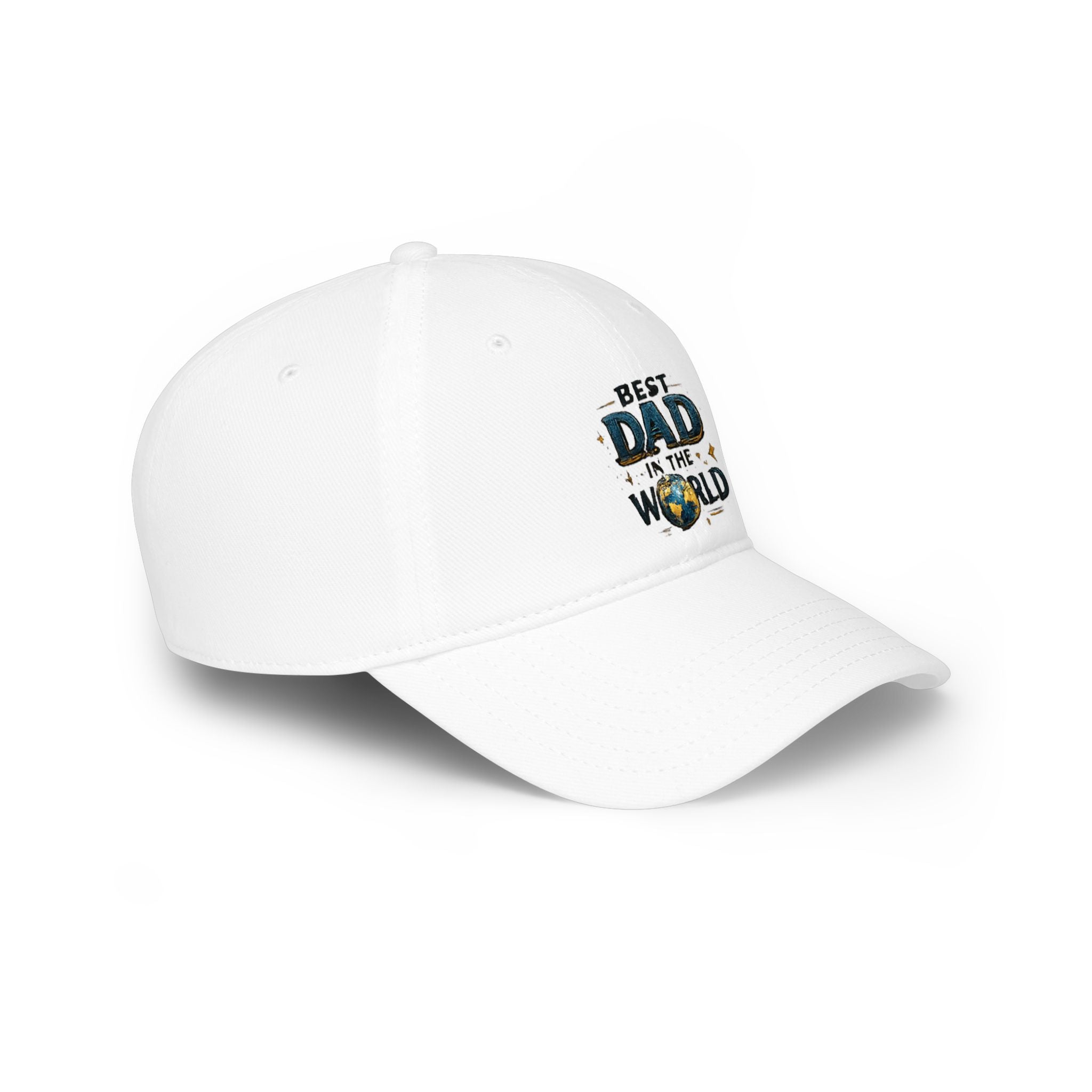Best Dad in the World Baseball Cap — Father's Day Dad Gift Hat