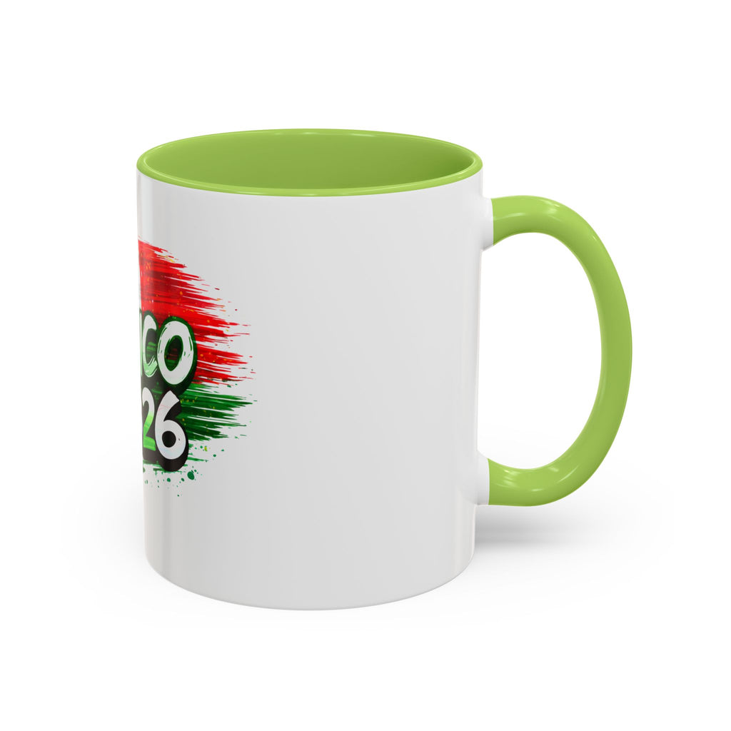 Mexico 2026 Soccer Mug — Mexican Flag Football Cup Coffee Cup (11/15oz)