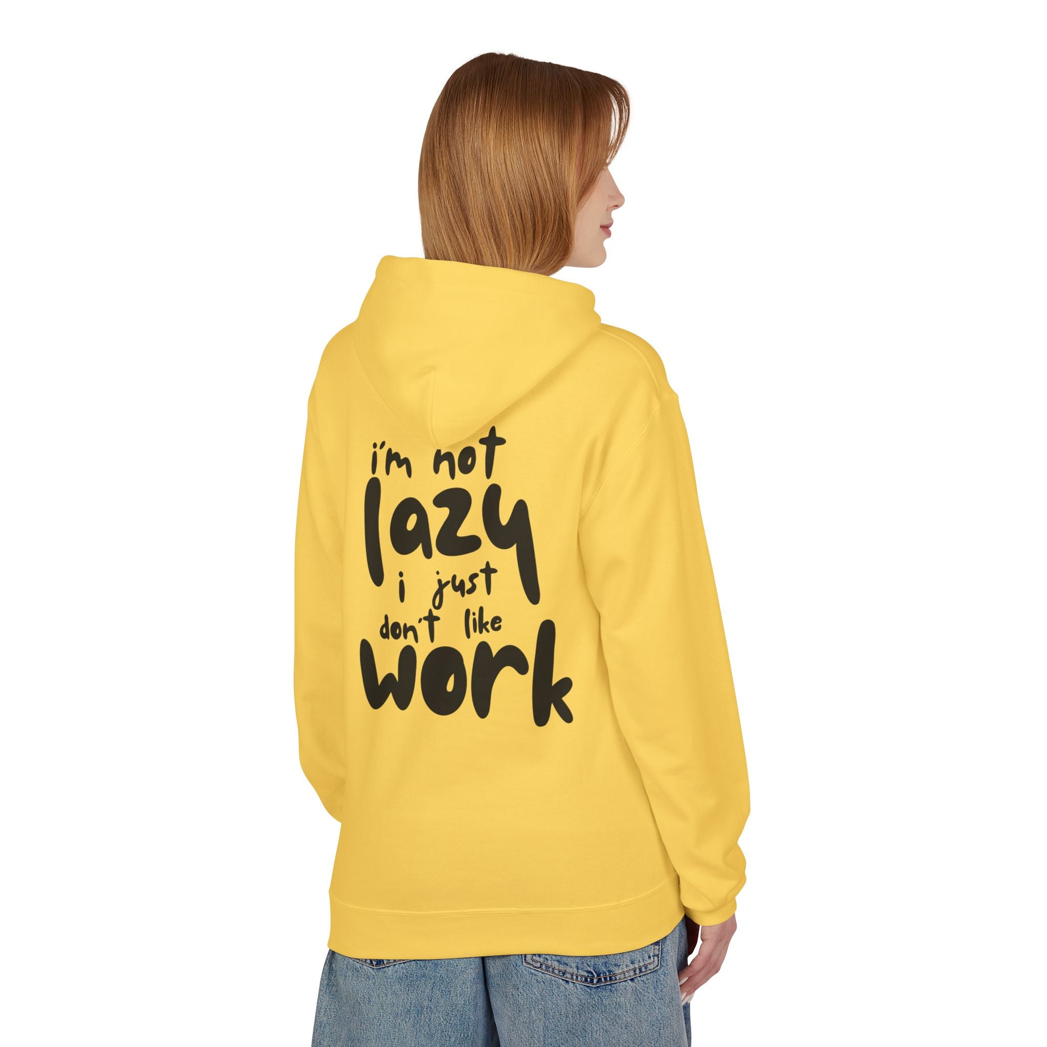 I do not like work Unisex Midweight Softstyle Fleece Hoodie