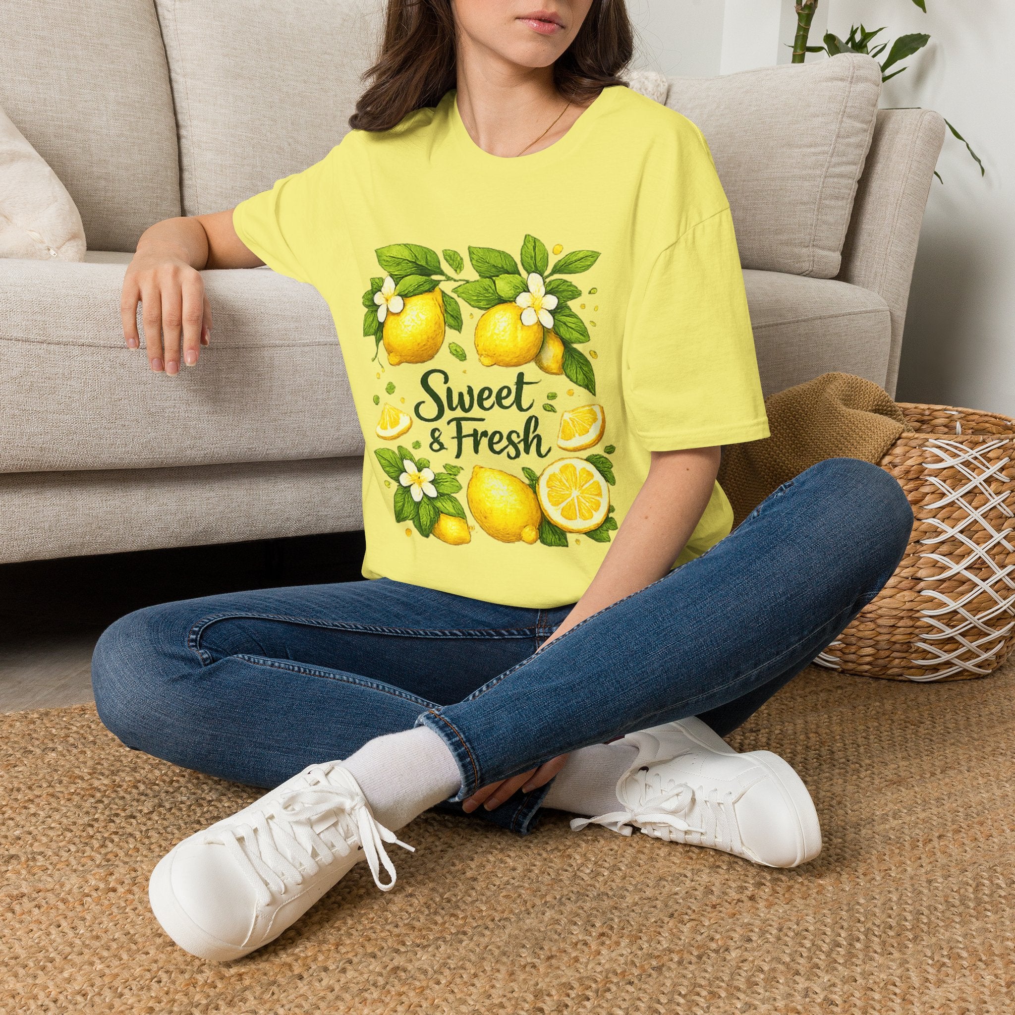 Lemon Sweet & Fresh Uni Sex T-Shirt