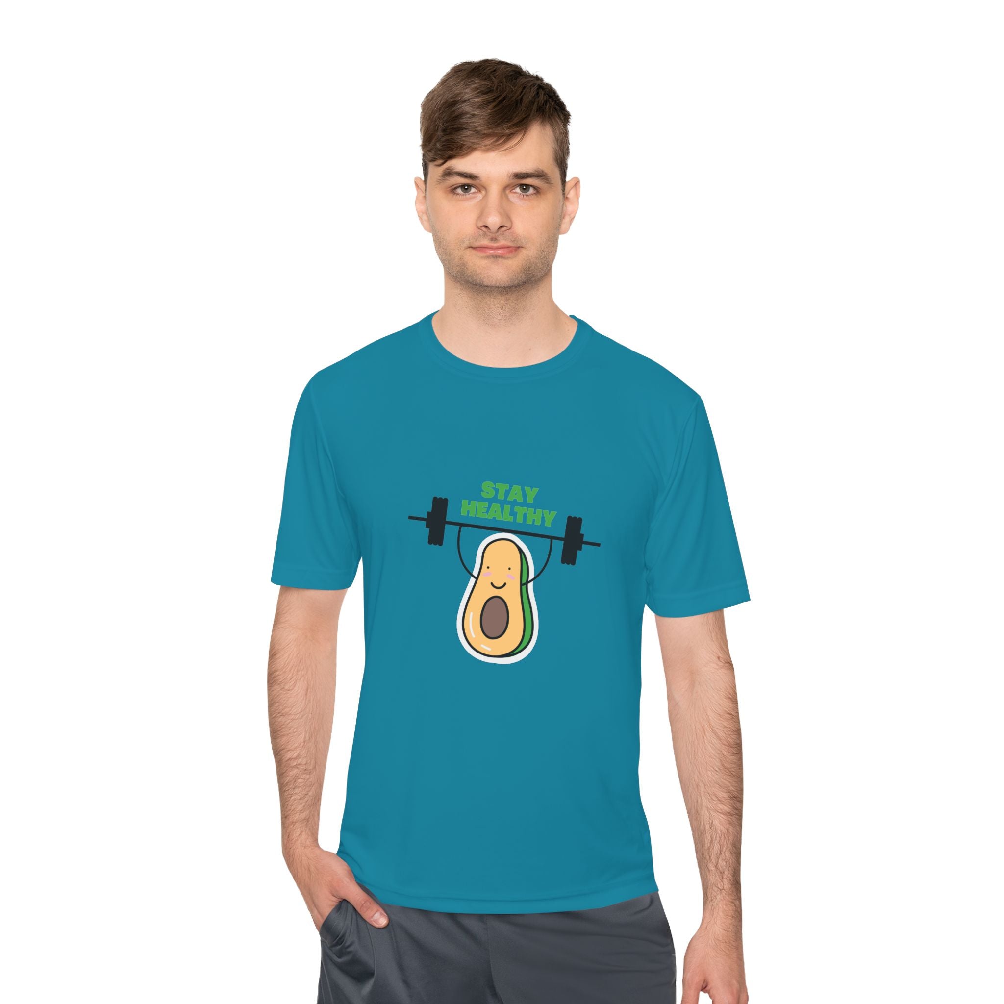 Stay Healthy Avocado Weightlifting Tee