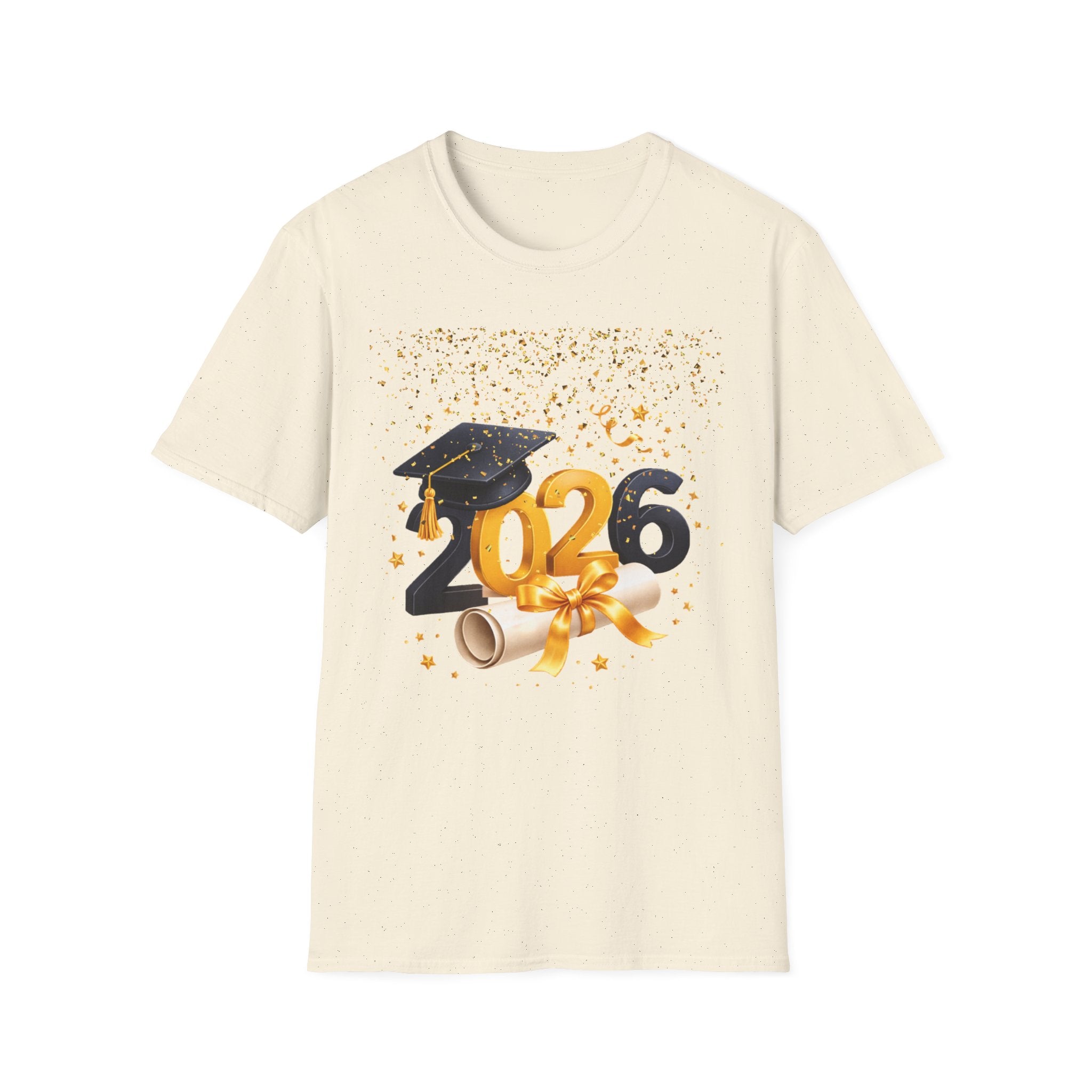 2026 Graduation T-Shirt – Class of 2026 Cap & Diploma Celebration Tee