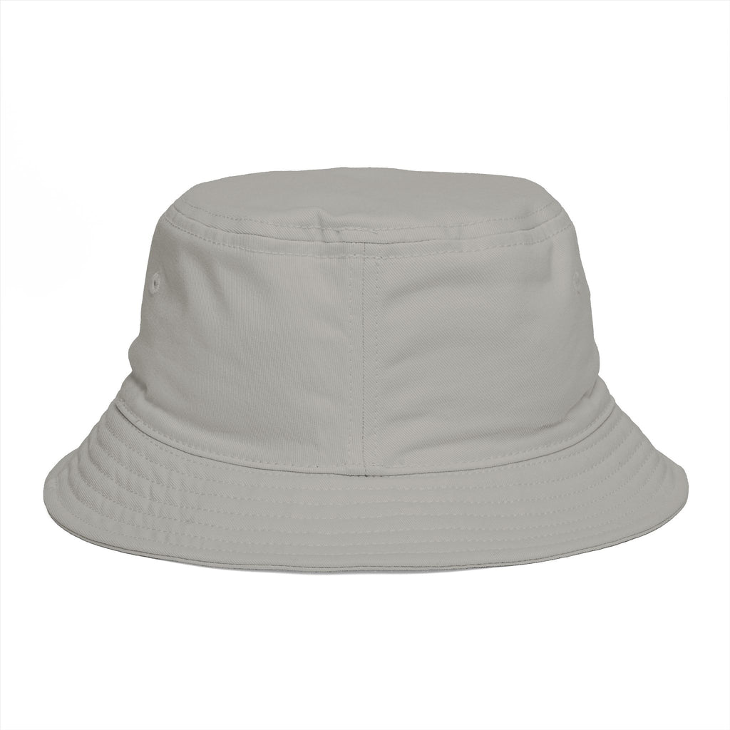 Brazil Flag Bucket Hat — Brown Cotton Sun Hat with Brazilian Flag Patch