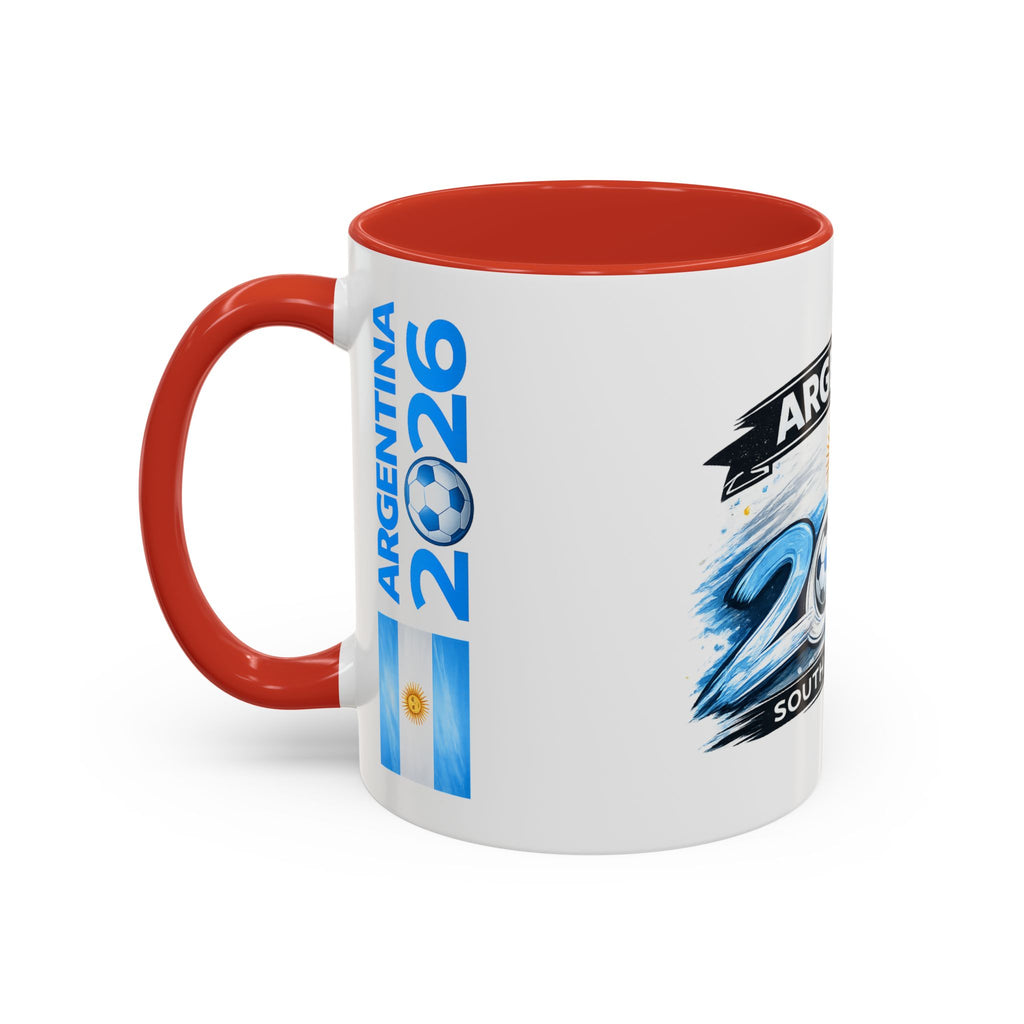 Argentina 2026 Soccer Cup Mug – Accent Coffee Cup (11/15oz)