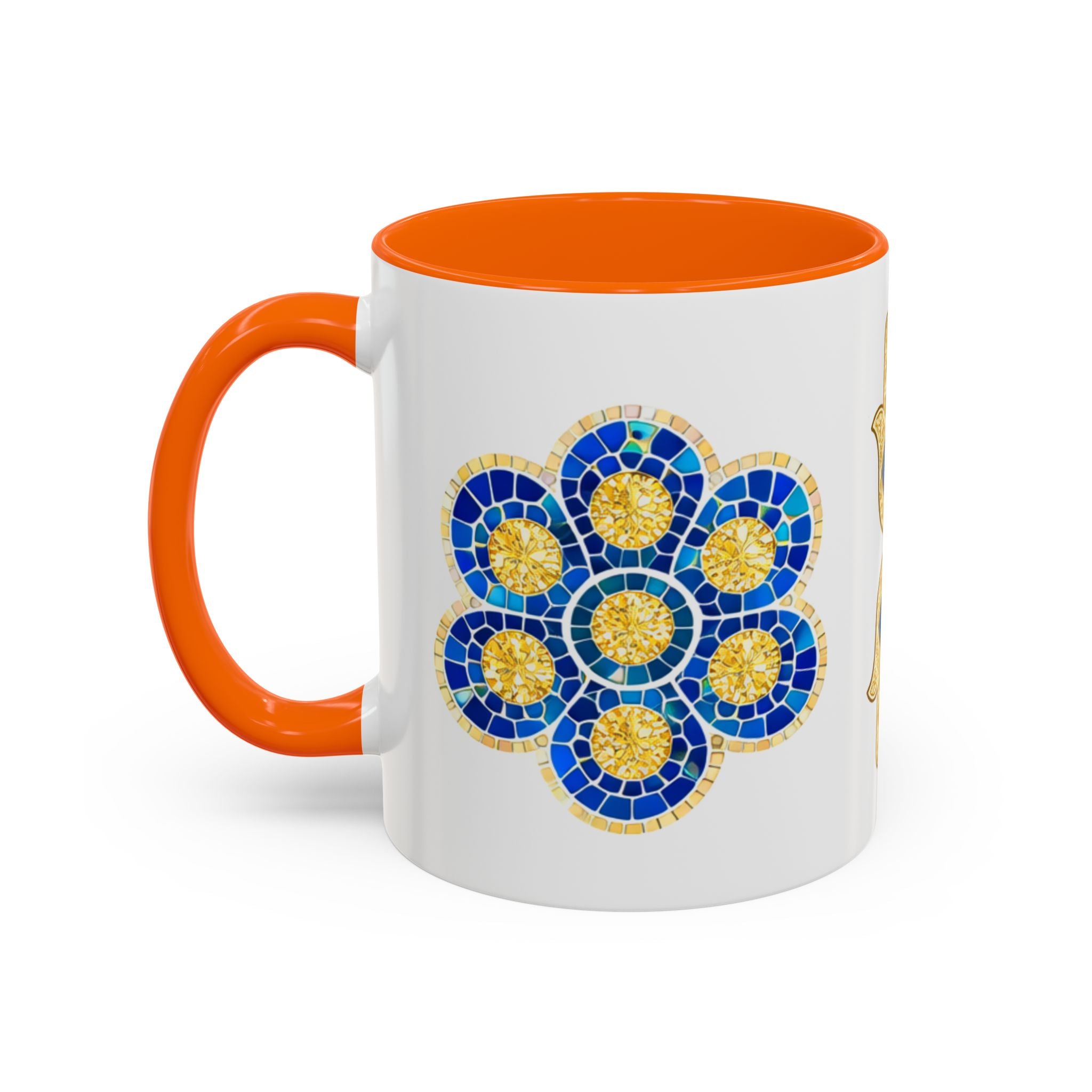 Evil Eye Hamsa Accent Coffee Mug