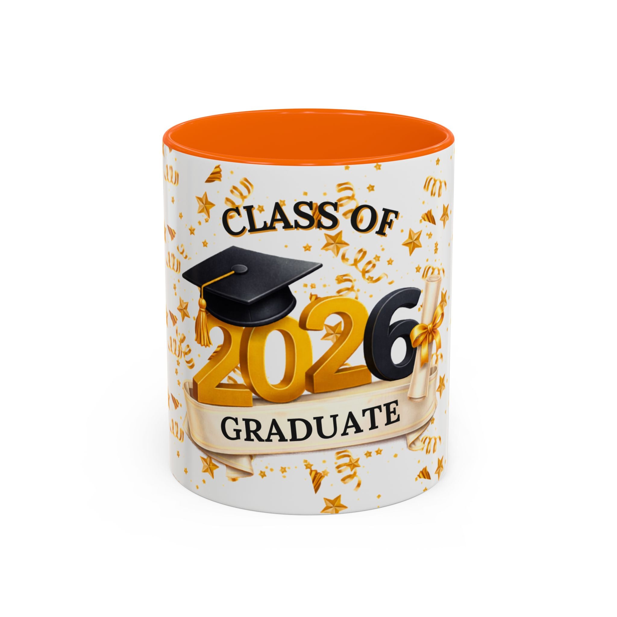 Class of 2026 Graduate Accent Coffee Mug – Black Interior, Graduation Gift