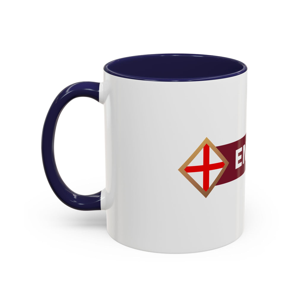 England 2026 Soccer Cup Accent Coffee Mug (11, 15oz)
