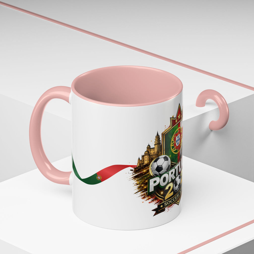 Portugal 2026 Soccer Mug – Portugal Flag & Crest Accent Coffee Cup