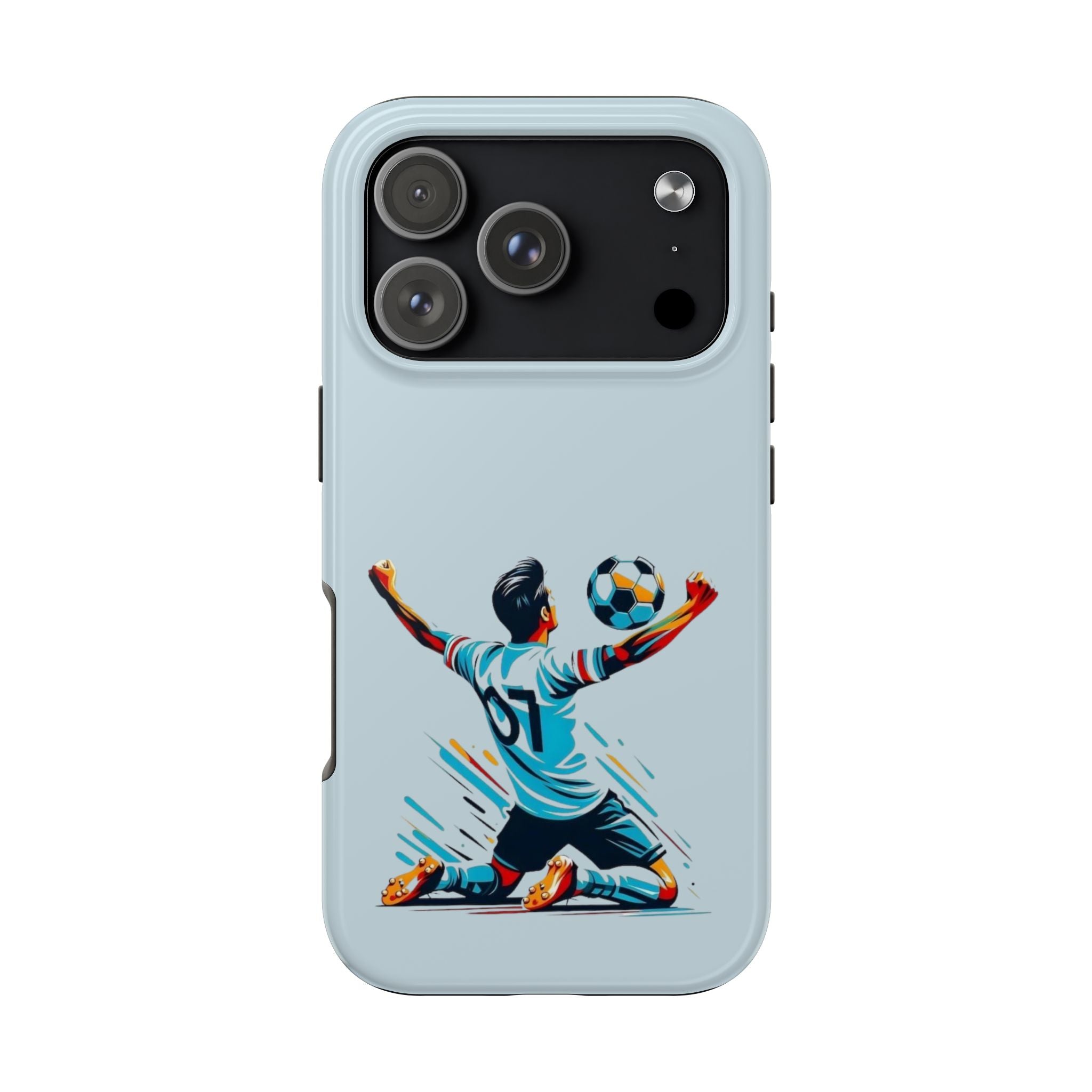 Soccer Celebration Tough Phone Case — Lightweight Protective iPhone Cover