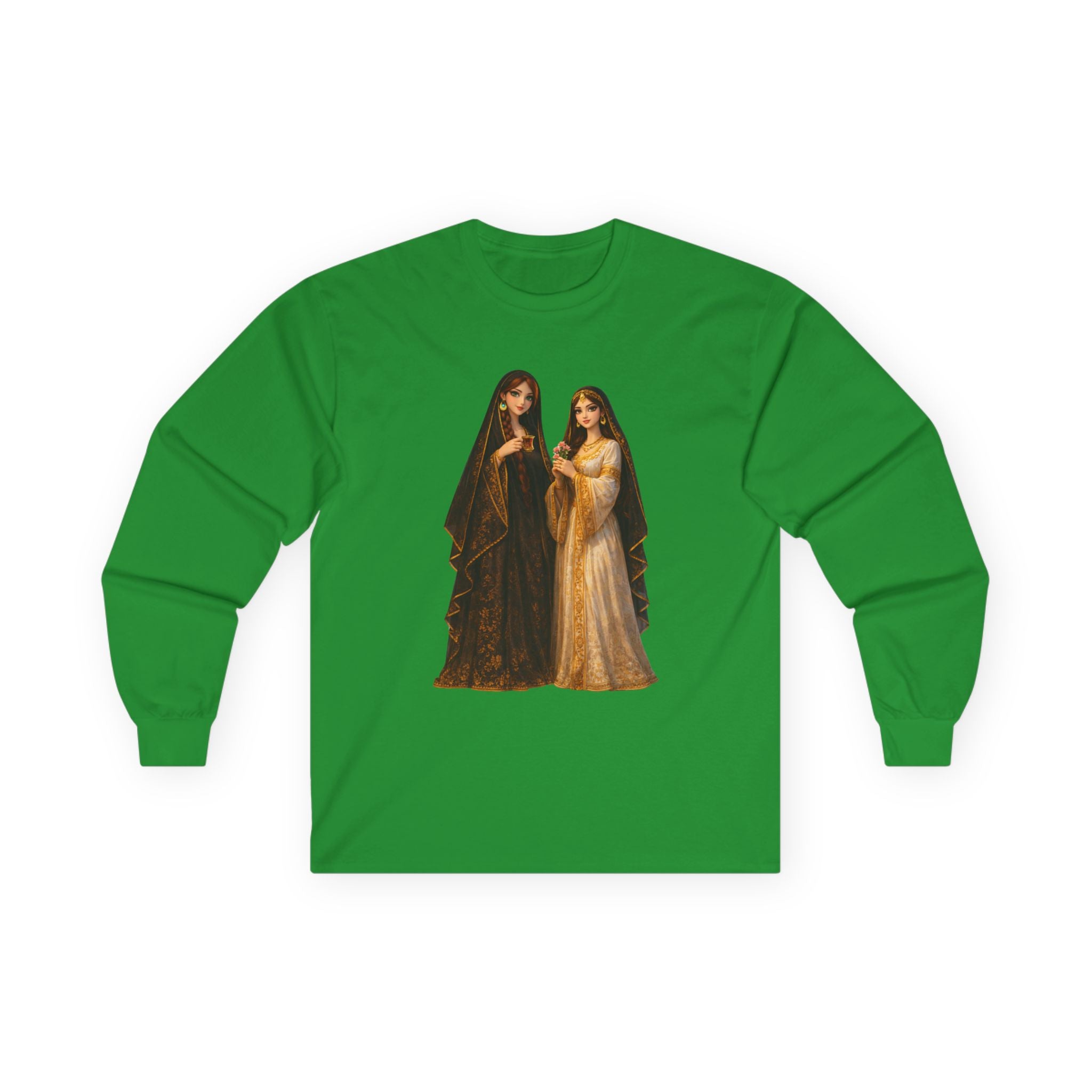 Iraqi women Long Sleeve Tee — Gothic Sisters Vintage Art Print