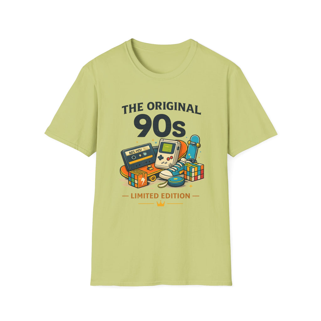 90s Retro Tee — "The Original 90s" Vintage Gaming & Nostalgia Graphic T-Shirt