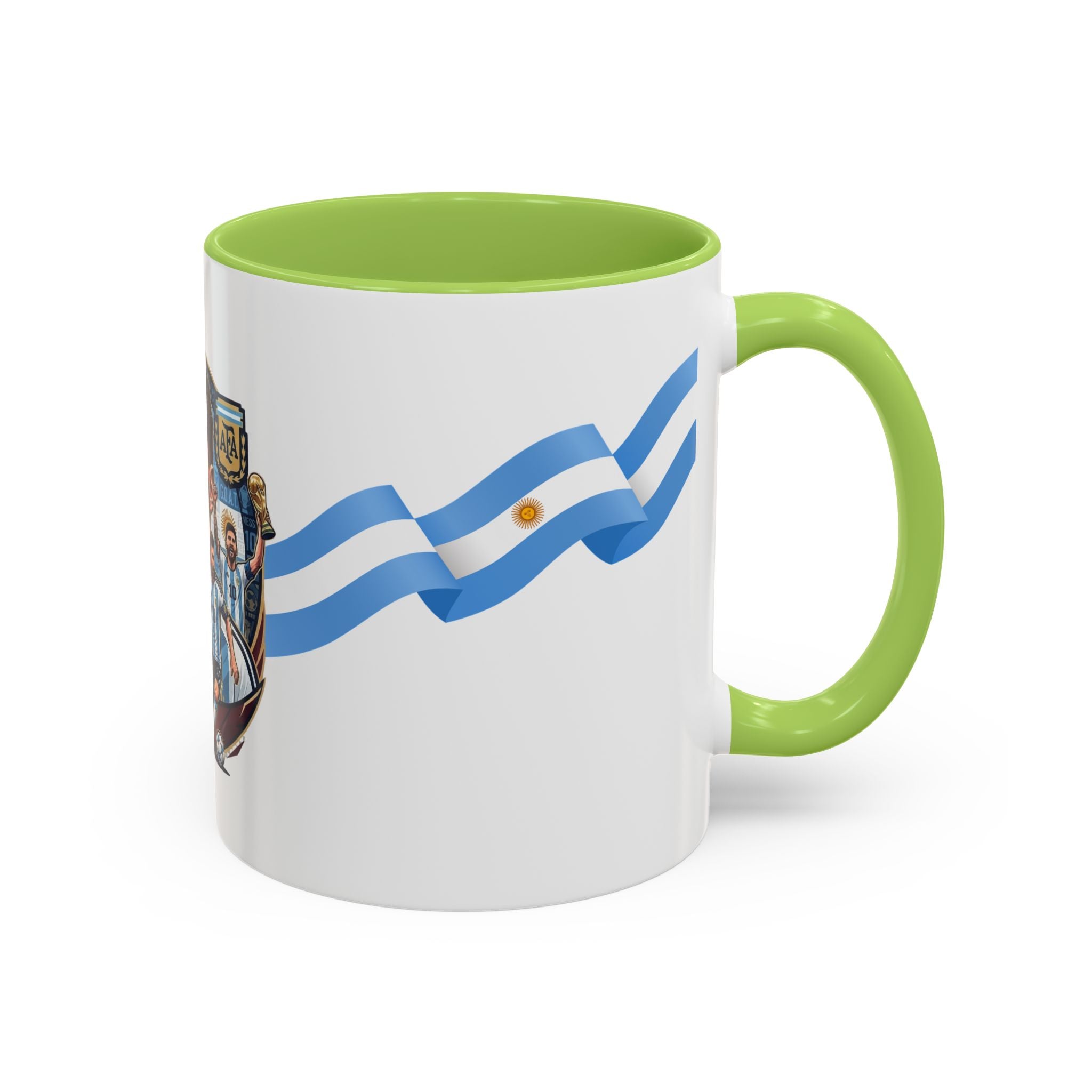 Argentina Soccer Player Coffee Mug – National Flag Accent