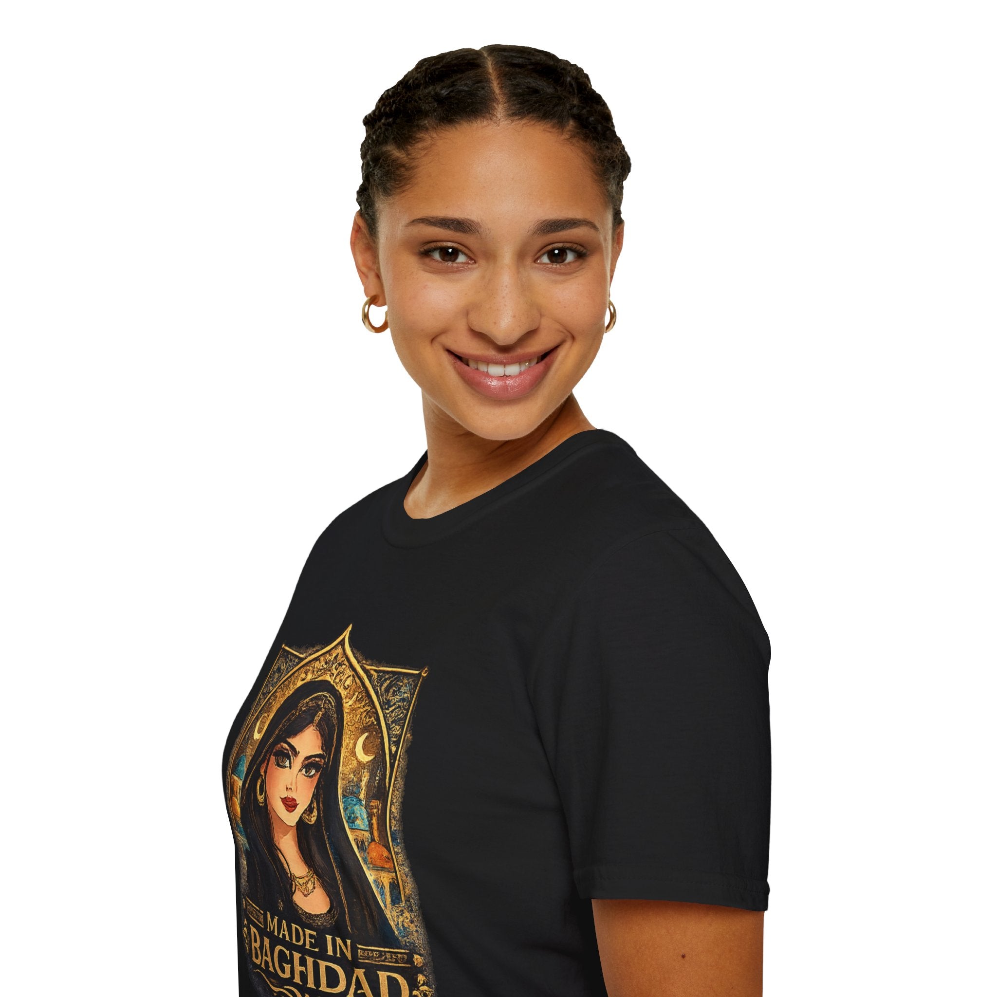 Made in Baghdad T-Shirt — Vintage Arabian Woman Graphic Tee