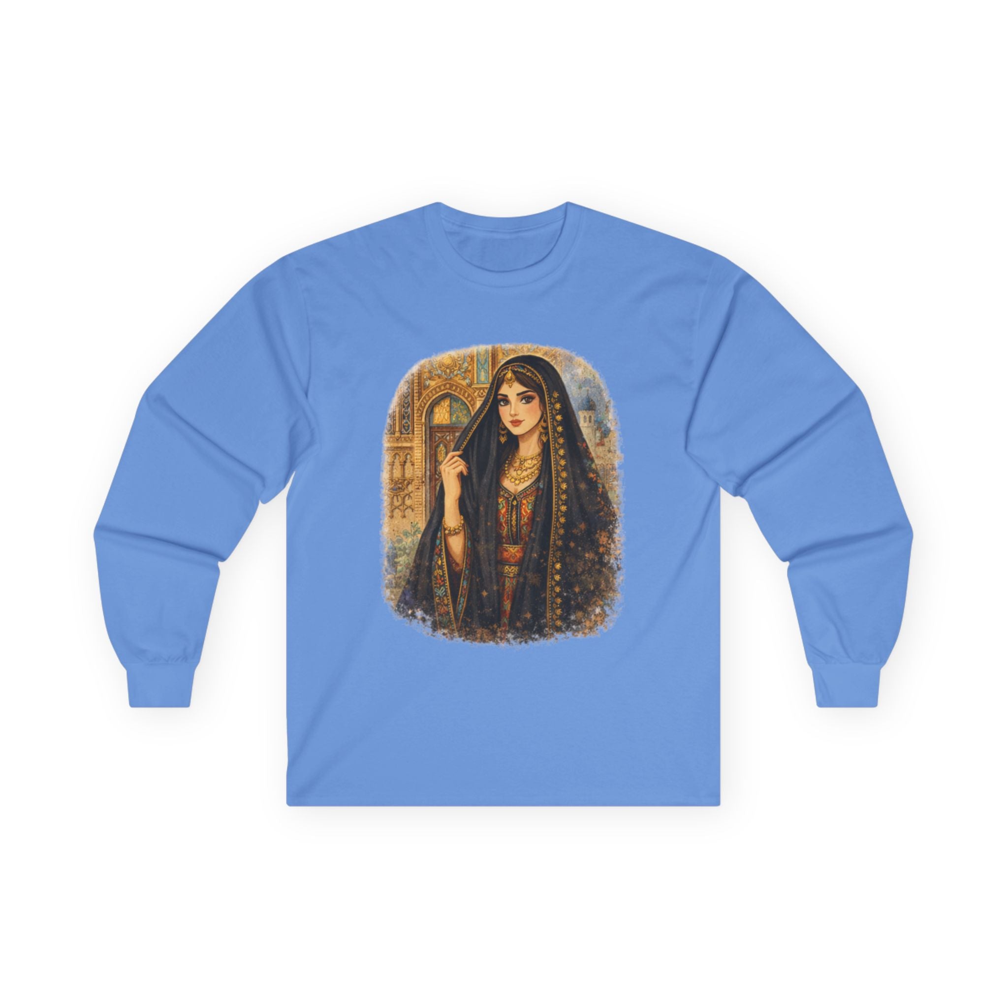 Vintage Arabian Nights Portrait Long Sleeve Tee