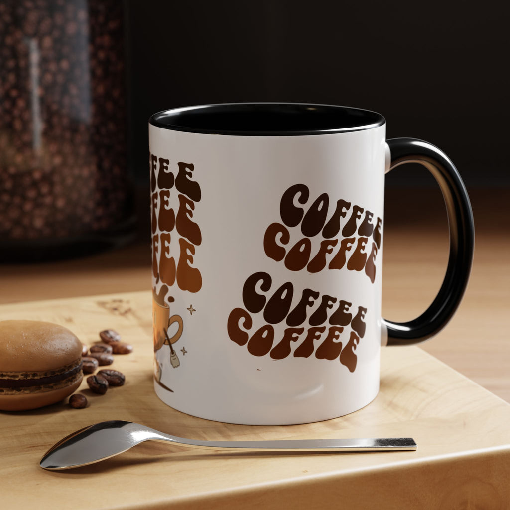 Drink coffee Accent Coffee Mug (11, 15oz)