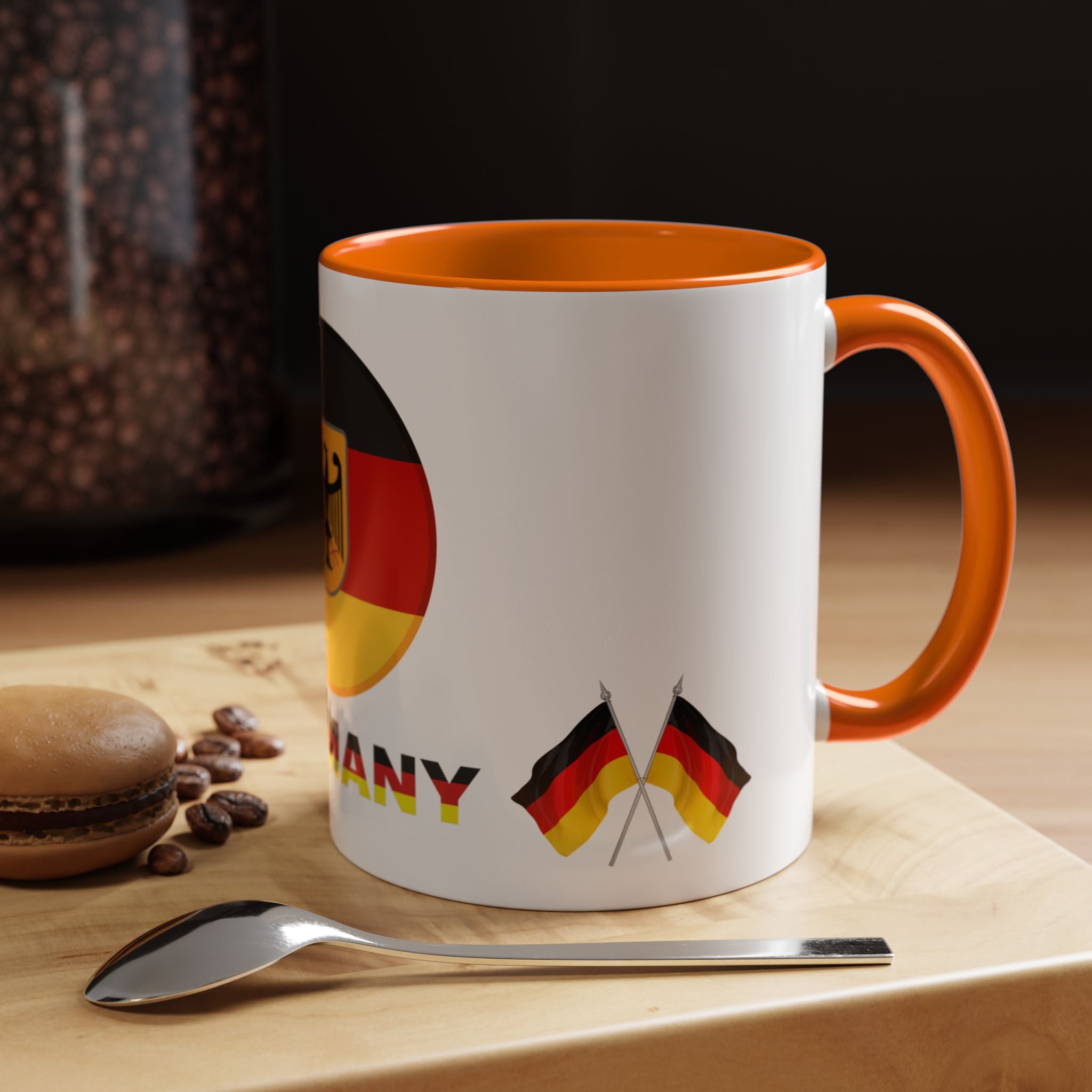 Germany Flag Coffee Mug — German Pride Accent Mug (11/15oz)