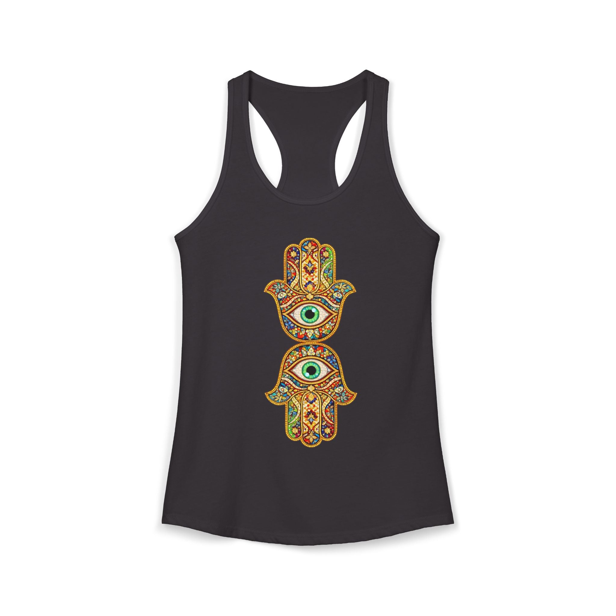 Women's Ideal Racerback Tank evil eye