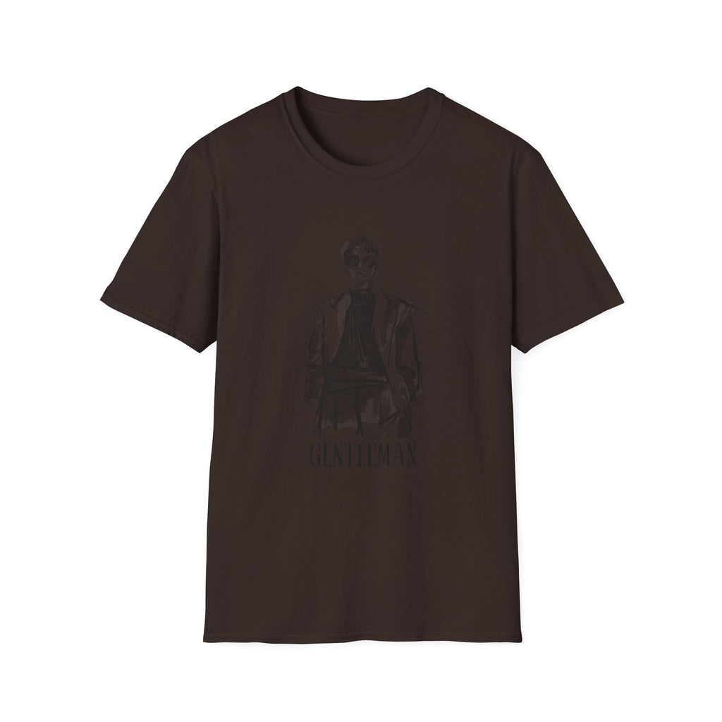 Gentleman Sketch Tee — Vintage Fashion Illustration T-Shirt