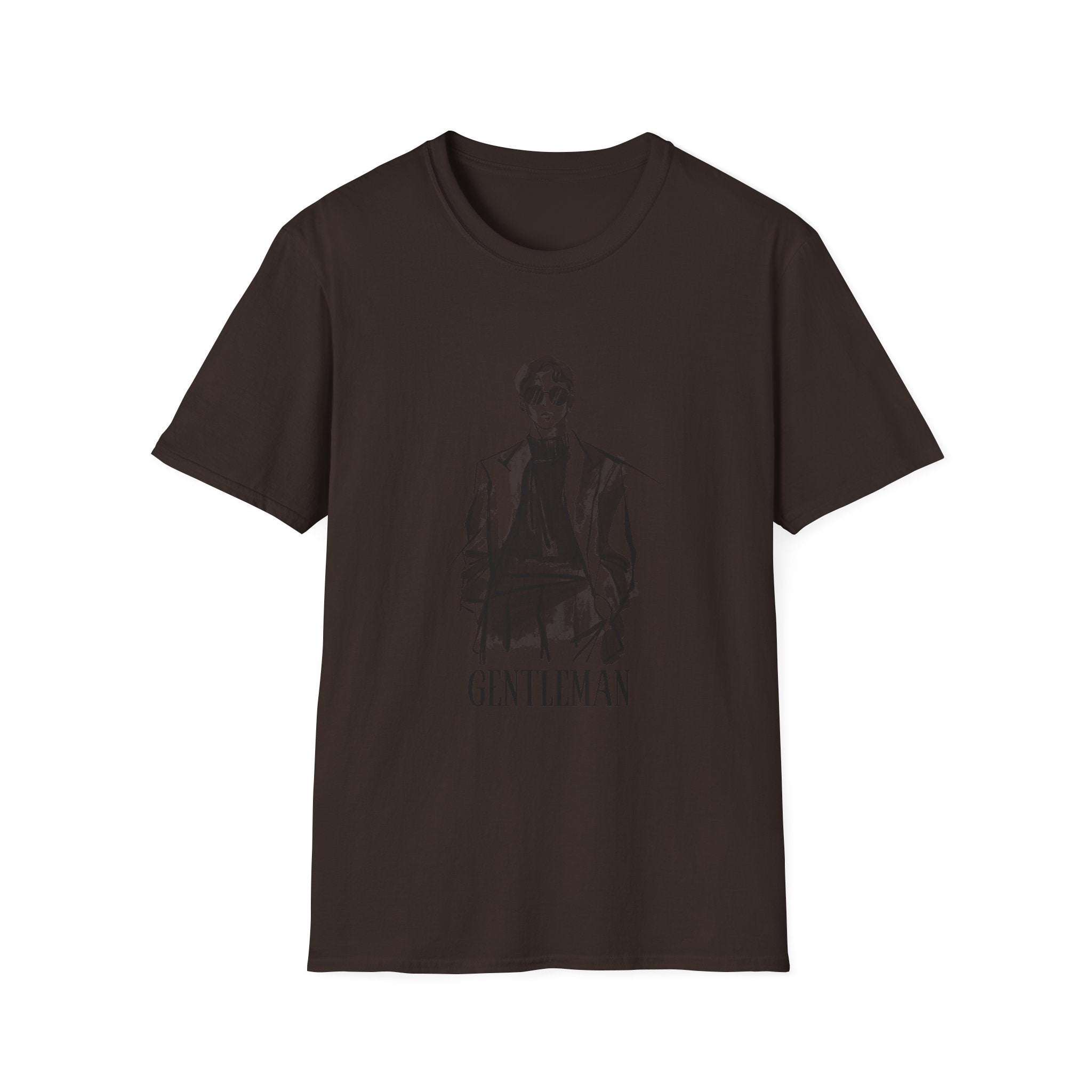 Gentleman Sketch Tee — Vintage Fashion Illustration T-Shirt