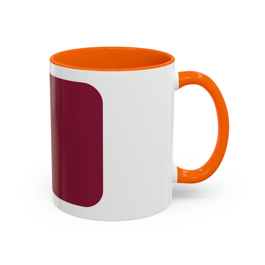 Qatar Flag Accent Coffee Mug – Maroon & White National Pride 11/15oz