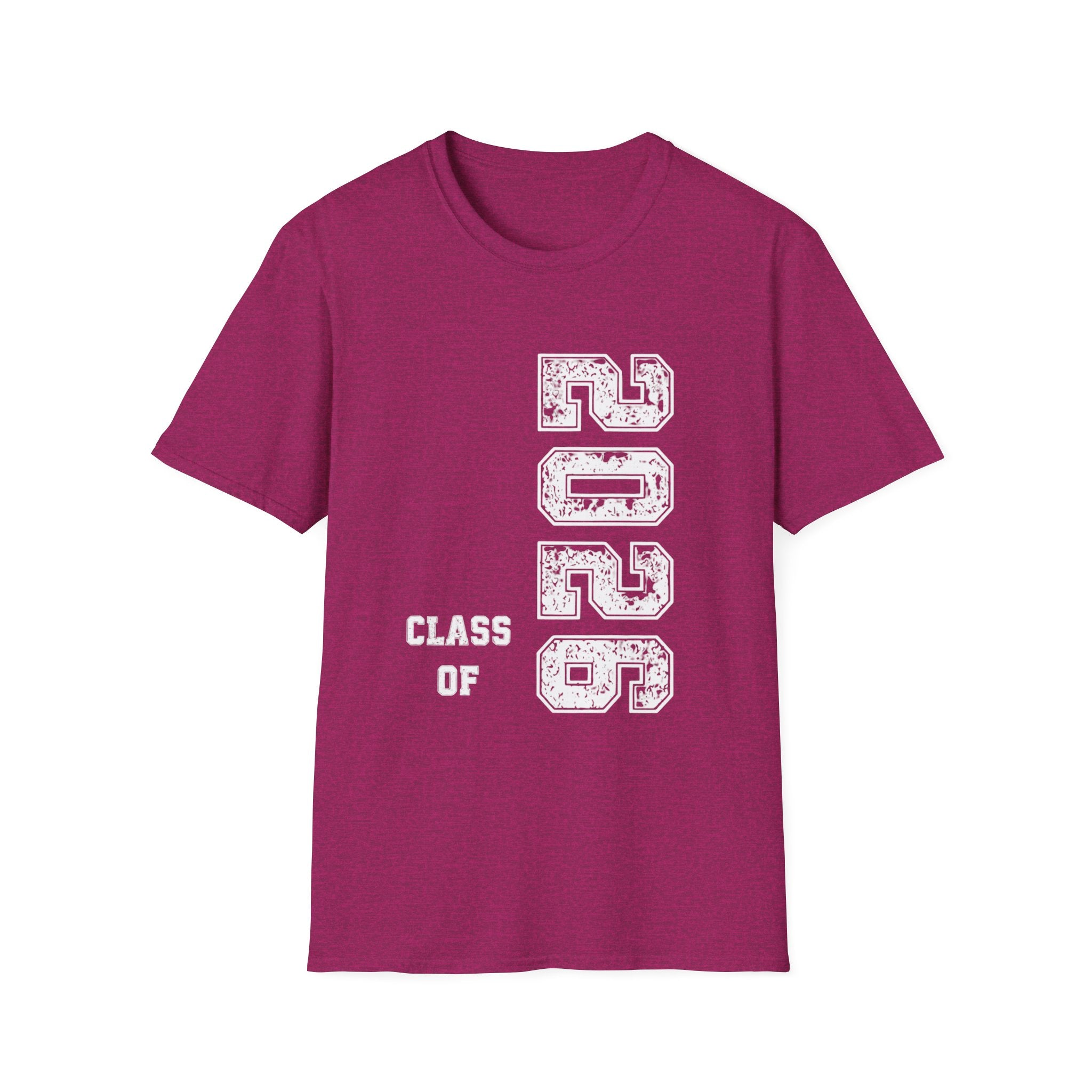 Class of 2026 Vertical Graphic T-Shirt — Graduation Senior Year Tee