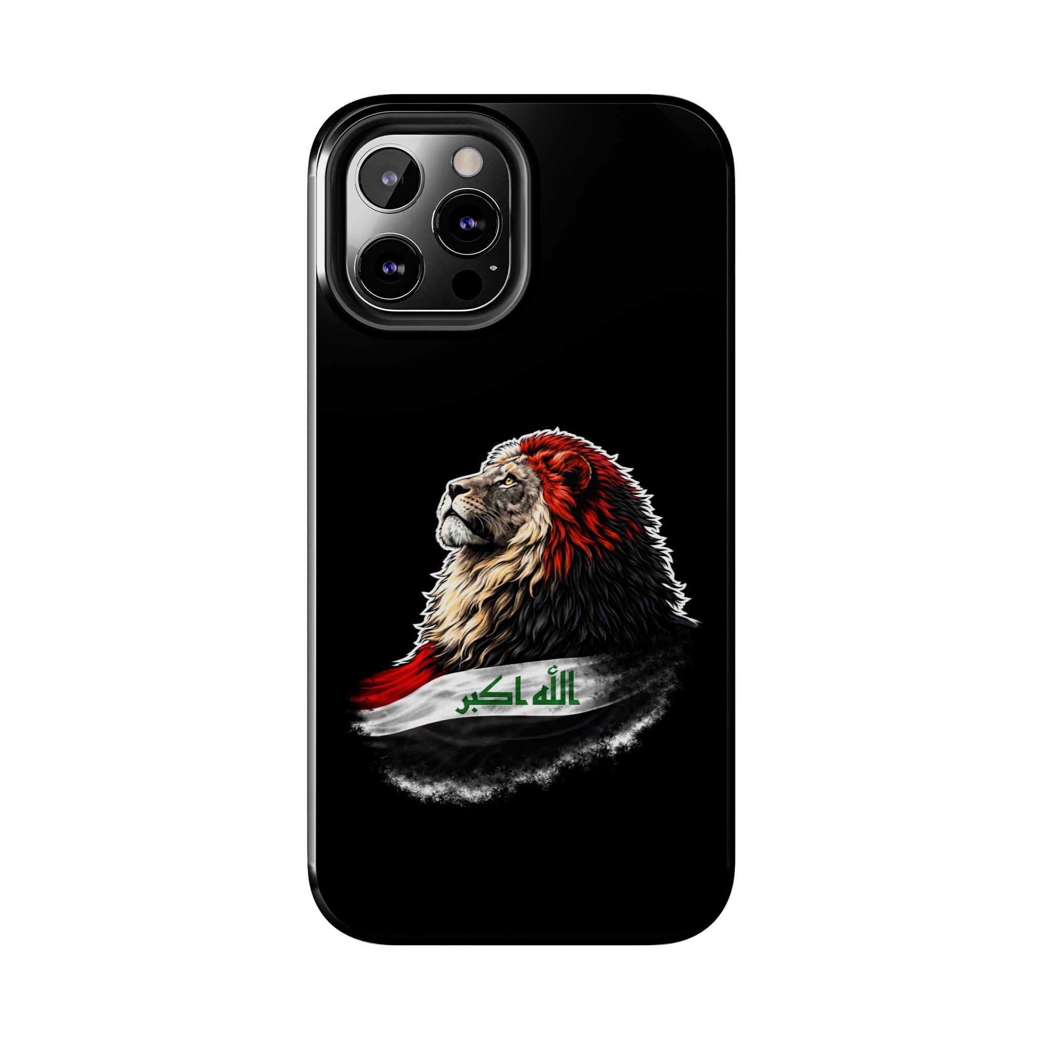Iraq Lion Tough Phone Case — Protective iPhone Case with Iraqi Flag Design