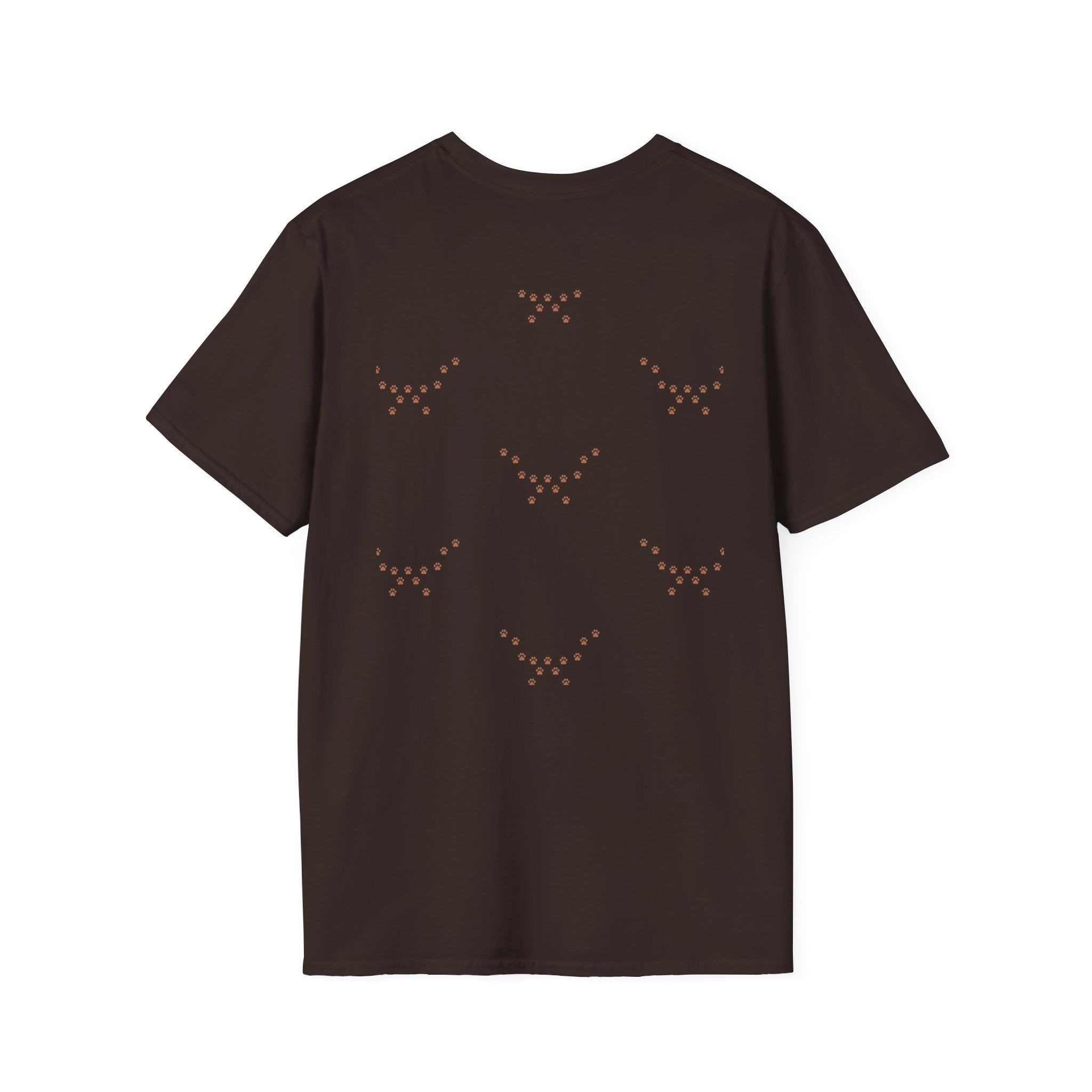 Dog Lover T-Shirt — "Home Is Where The Dog Is" Paw Print Tee