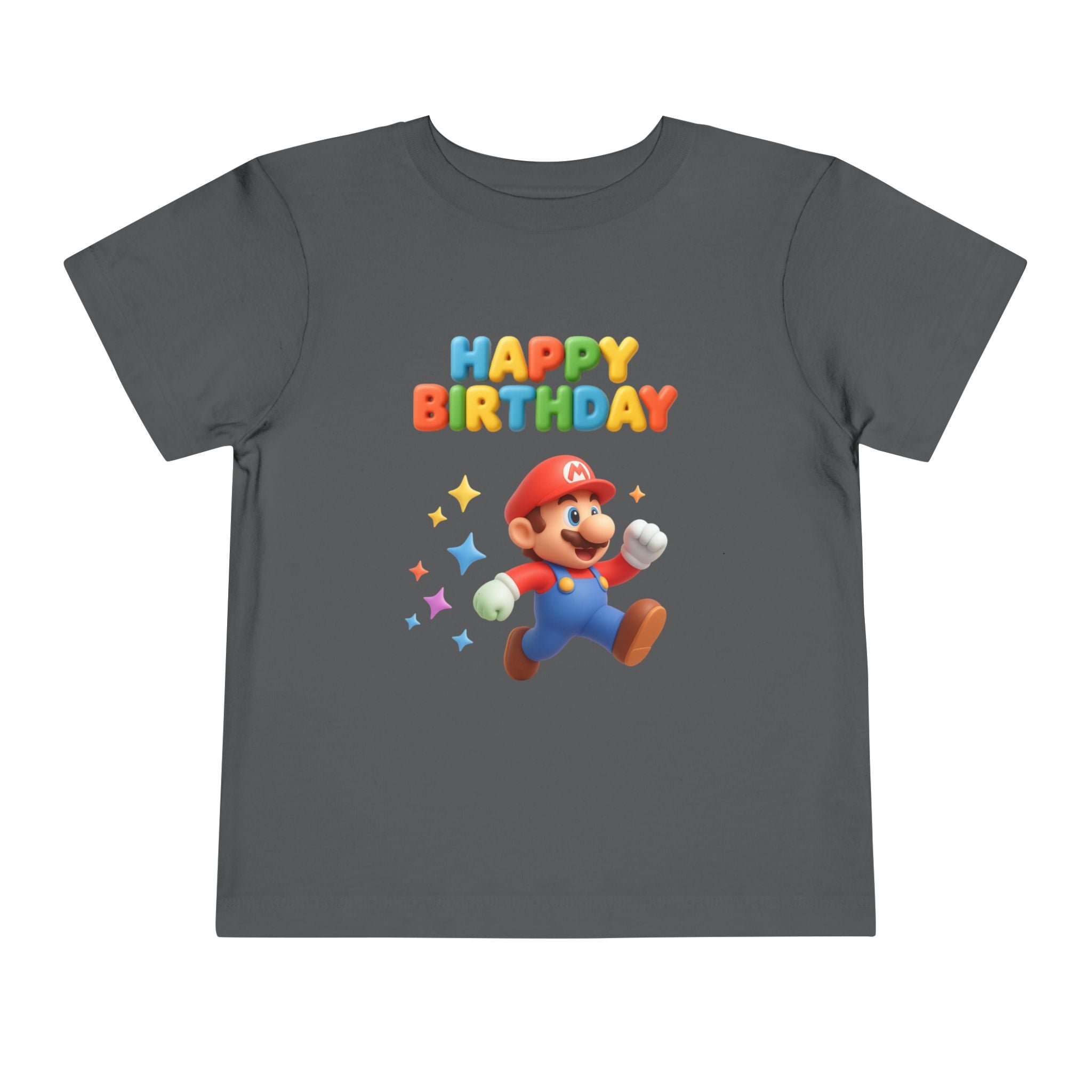 Mario Birthday Toddler Short Sleeve Tee