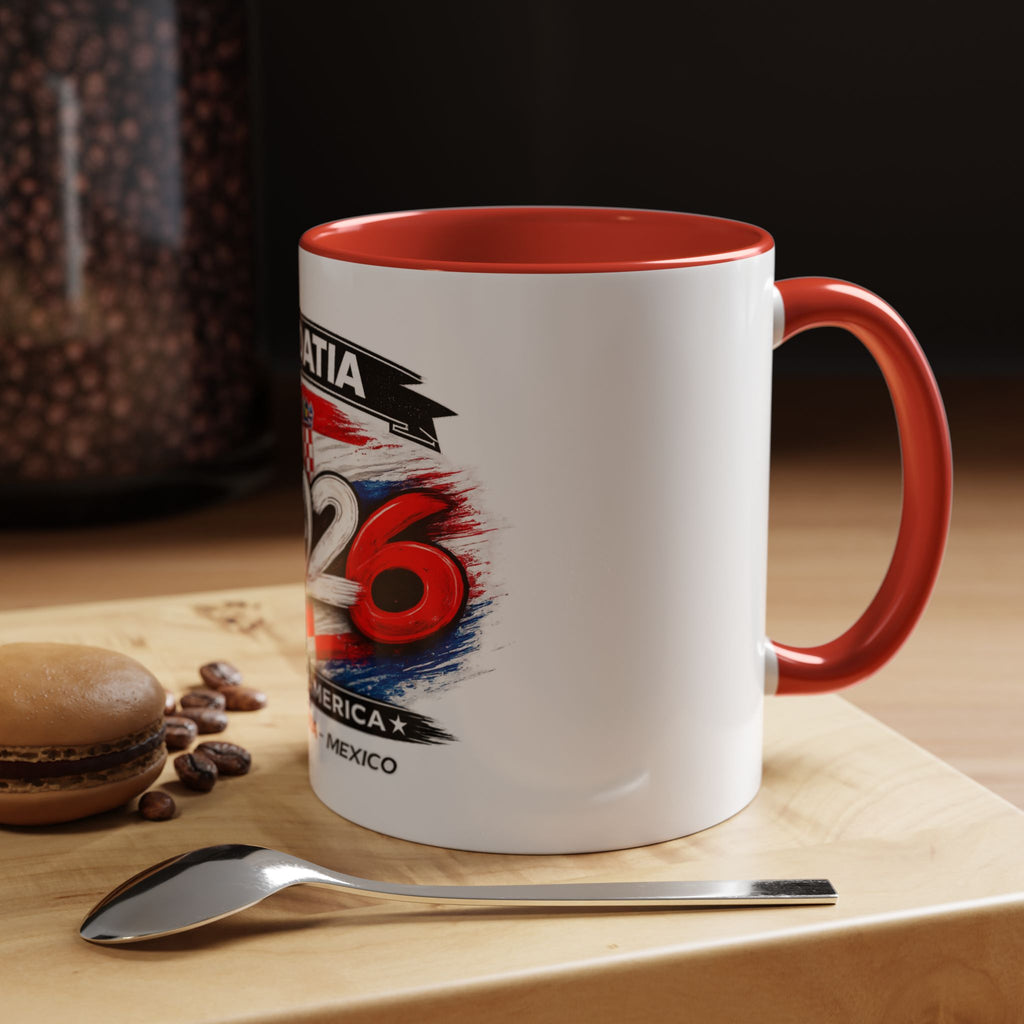 Croatia 2026 Soccer Mug — North America Cup Supporter Coffee Cup