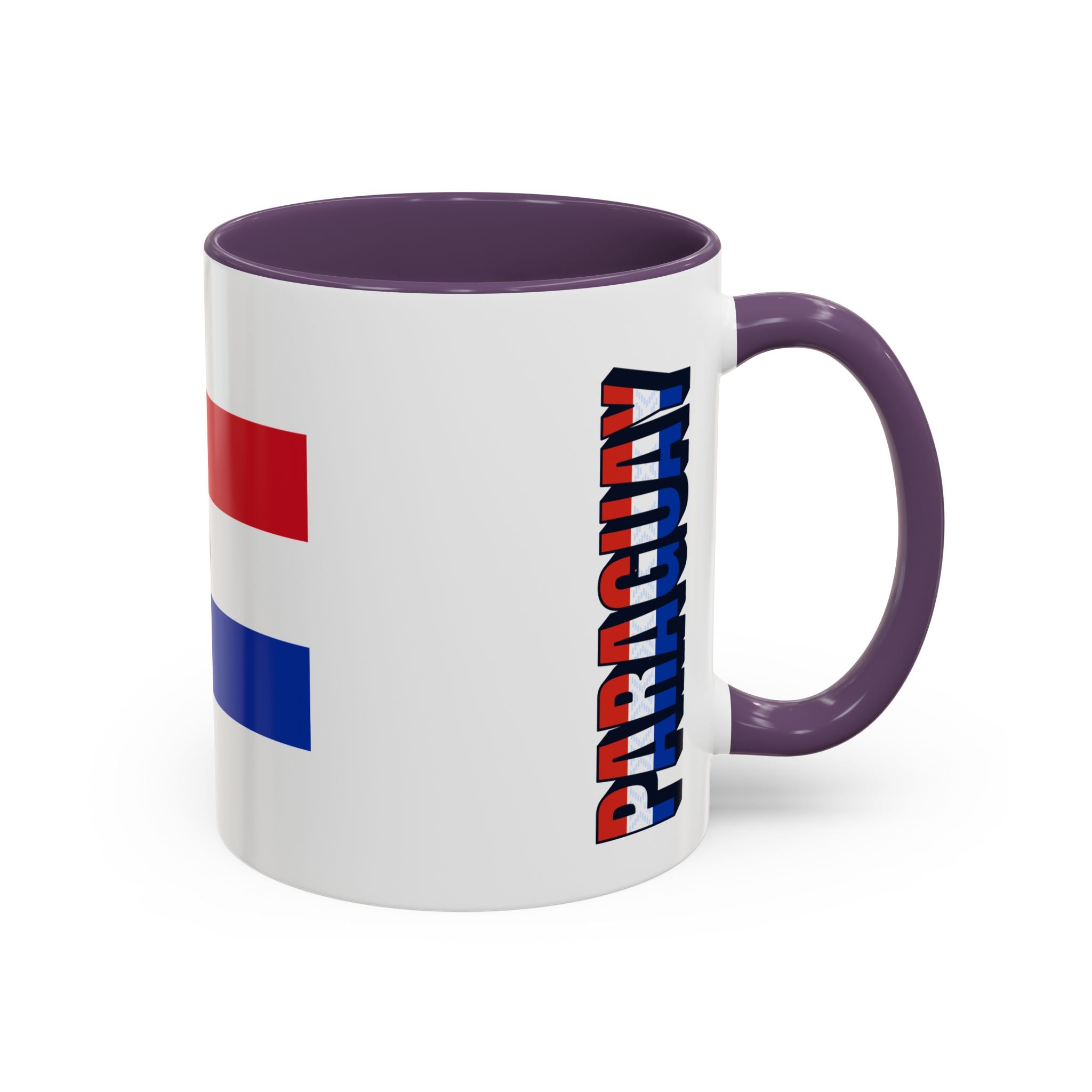 Paraguay Flag Accent Coffee Mug – Patriotic 11/15oz Ceramic Mug