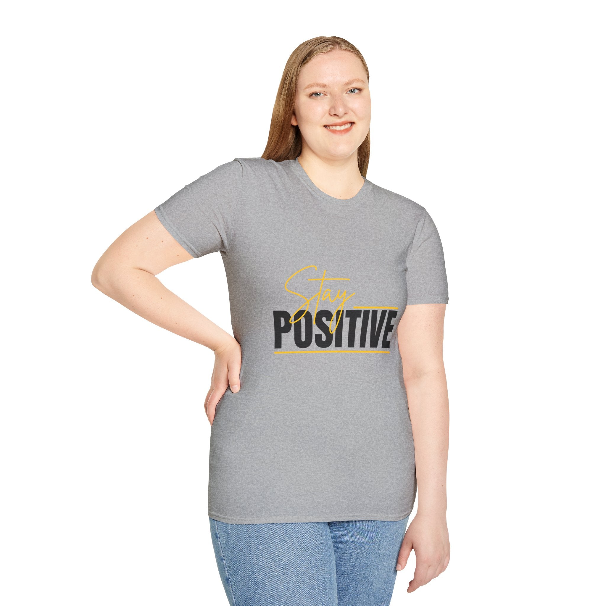 Stay Positive T-Shirt — Inspirational Motivational Graphic Tee