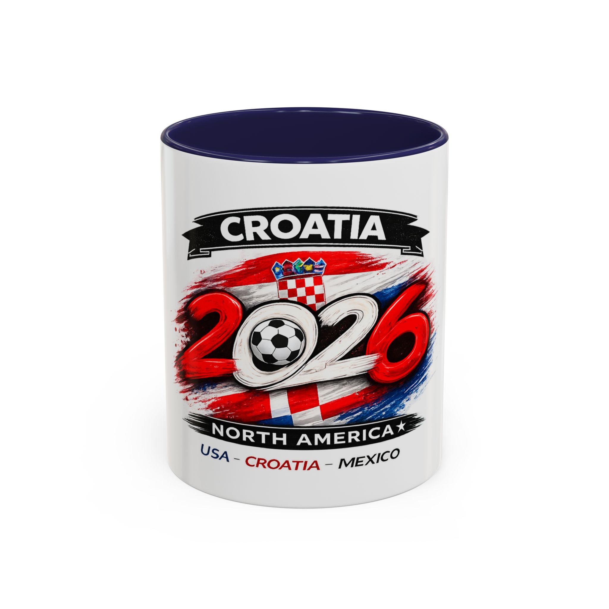Croatia 2026 Soccer Mug — North America Cup Supporter Coffee Cup