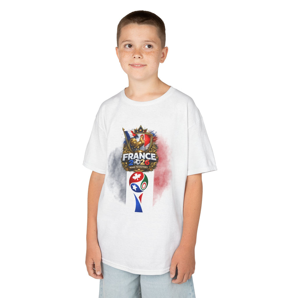 Kids T-Shirt — France 2024 Soccer Cup Crest (Kids)