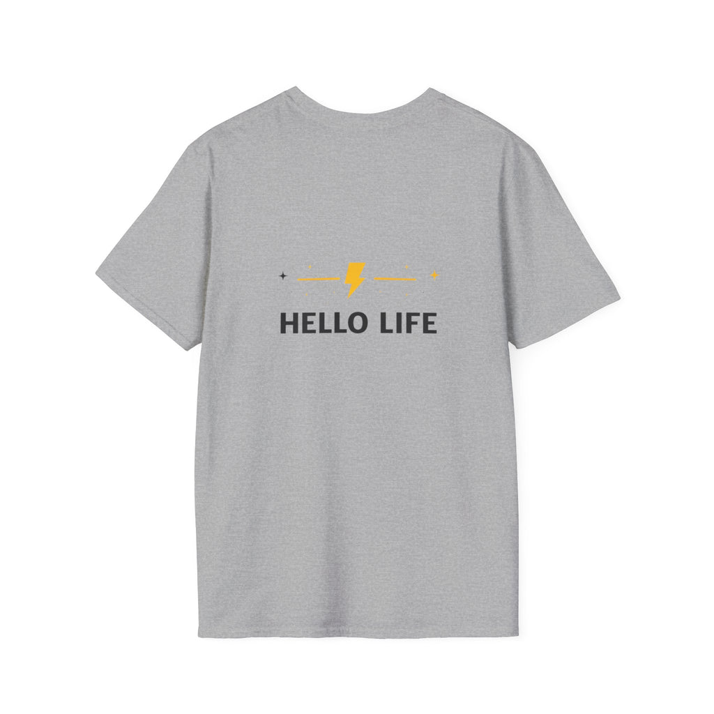 Graduation T-Shirt — "Moving On: Goodbye School, Hello Life" Celebration Tee