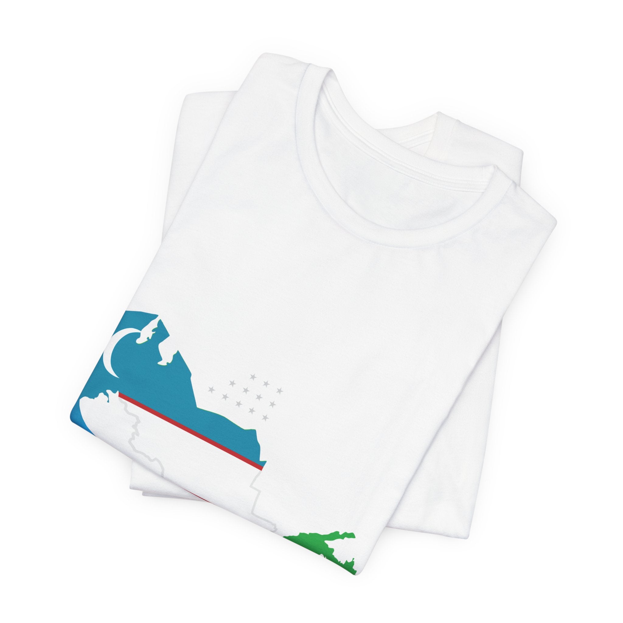 Uzbekistan Flag Soccer Tee — Cup Football Fan Shirt