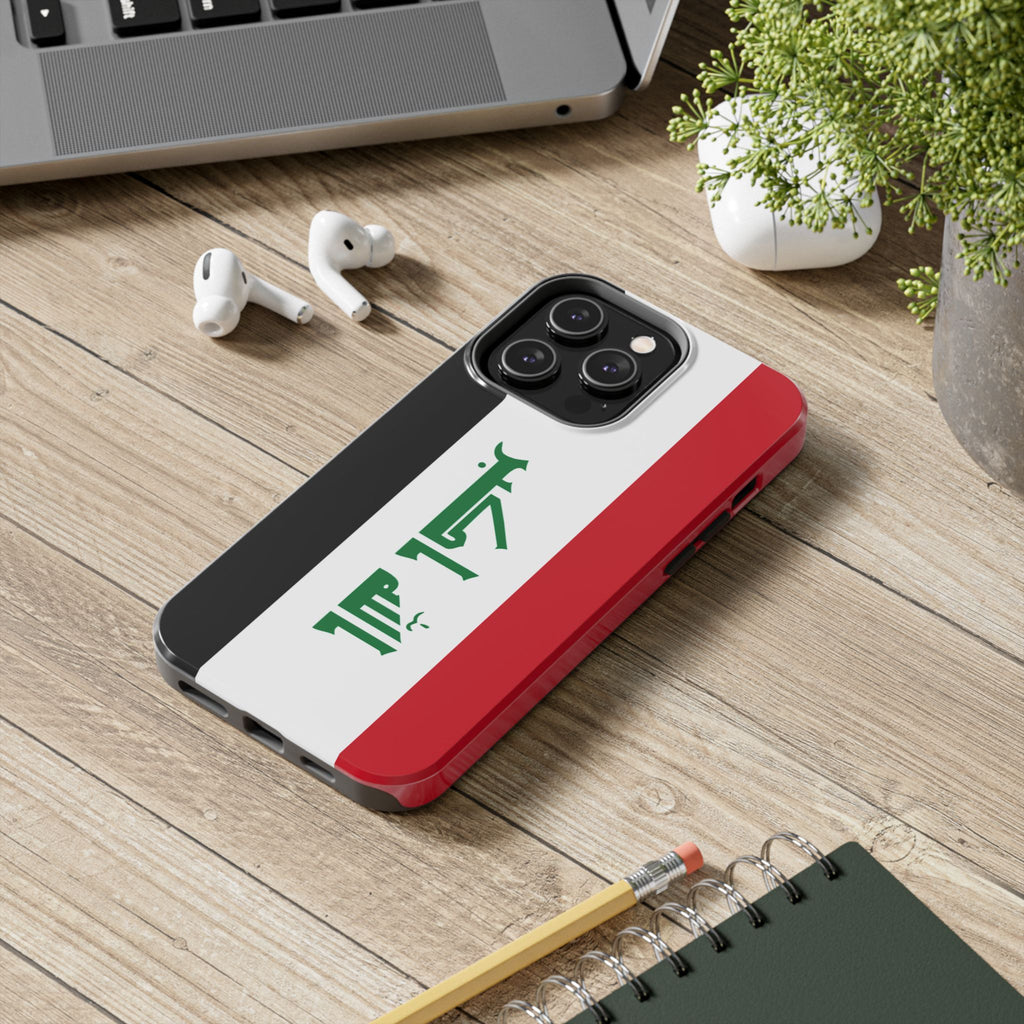 Iraq Flag Tough Phone Case — Durable Patriotic iPhone/Android Cover