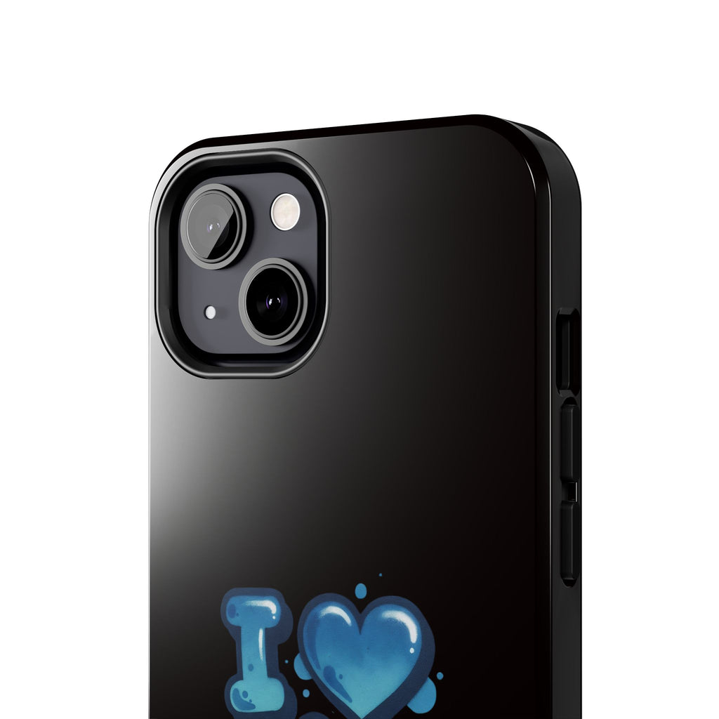 I Love My GF Phone Case — Protective Glossy "I  My GF" Design