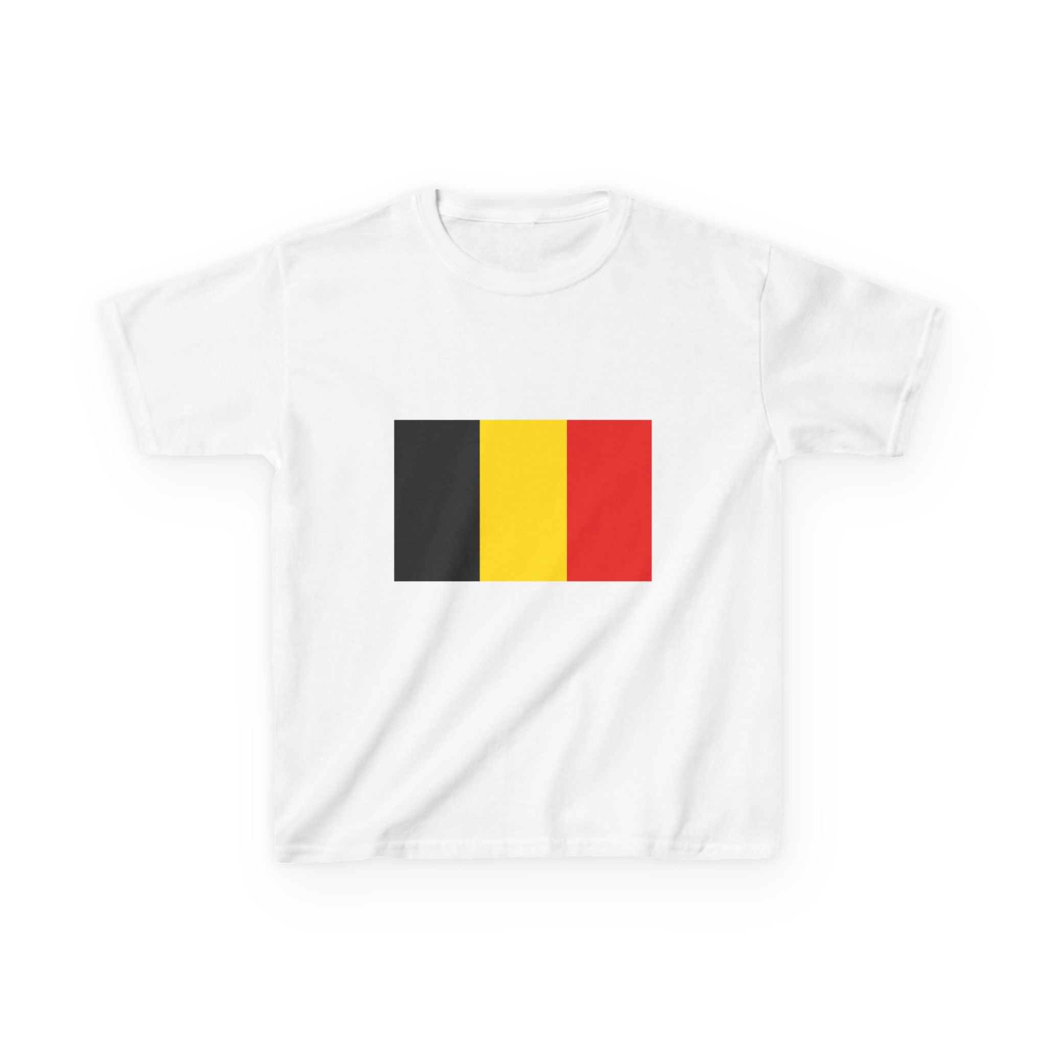 Belgium Kids T‑Shirt — Belgian Flag & Soccer Fan Tee for Children