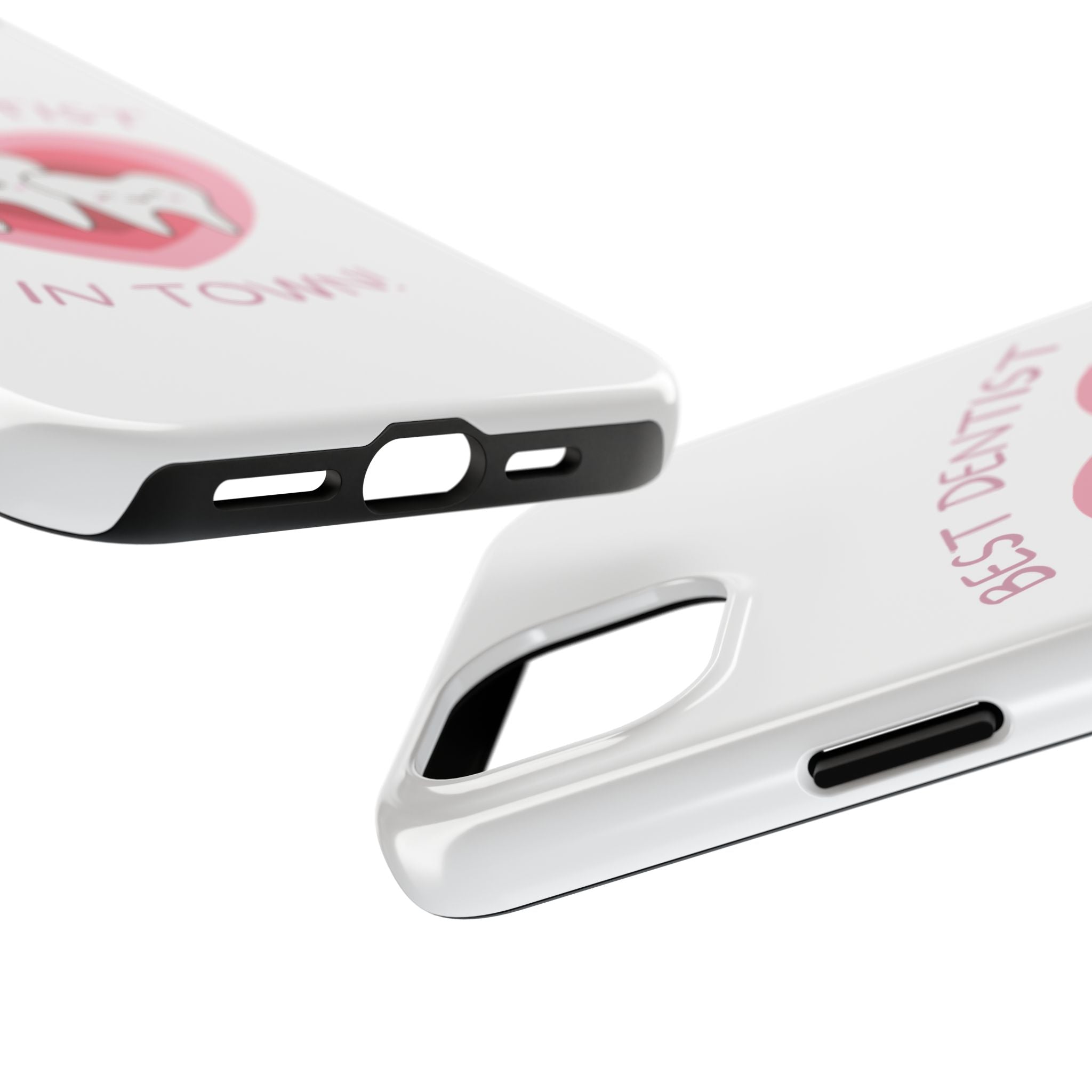 Tough Phone Case — “Best Dentist in Town!” Cute Tooth Heart Design