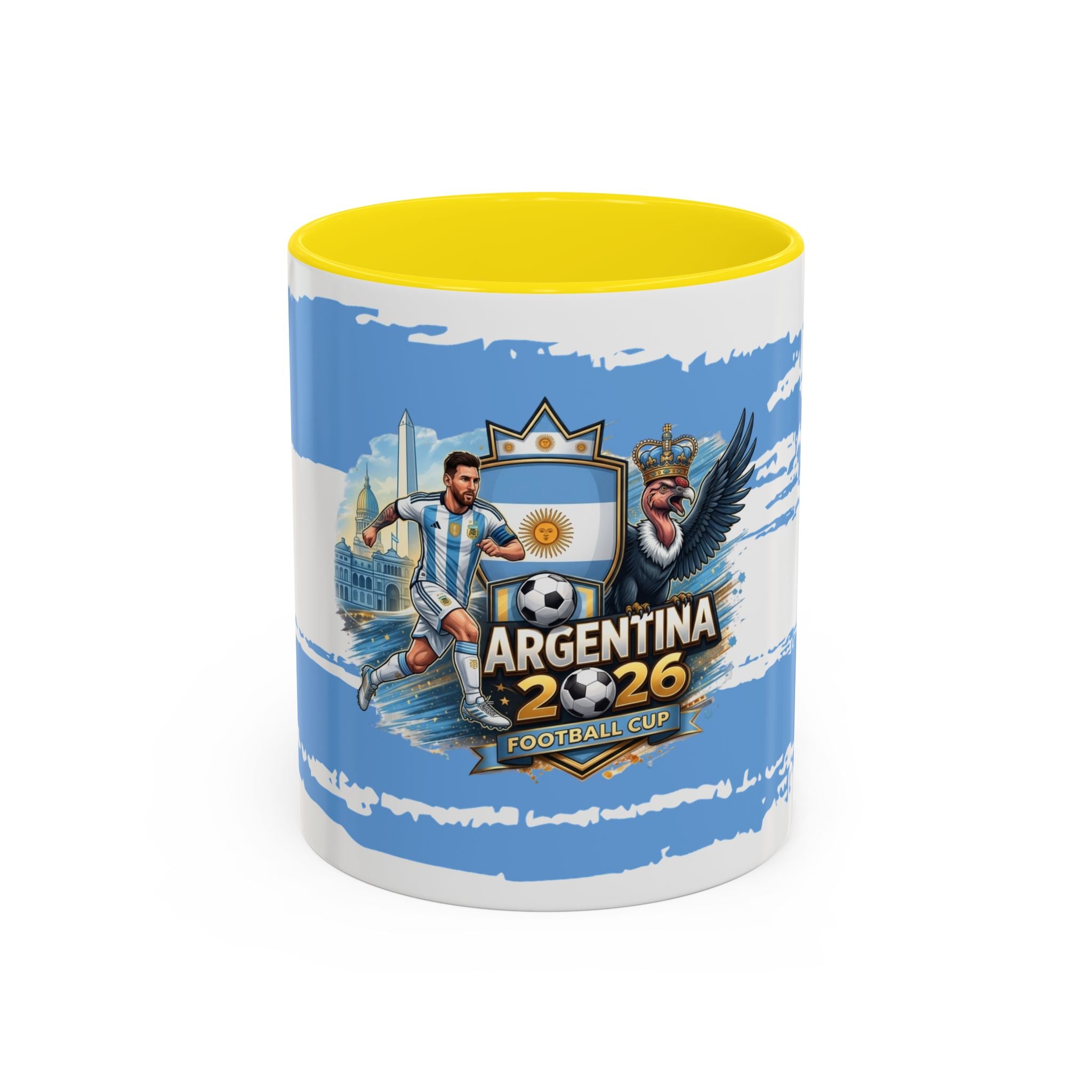 Argentina 2026 Football Cup Coffee Mug — Soccer Fan Gift (11/15oz)